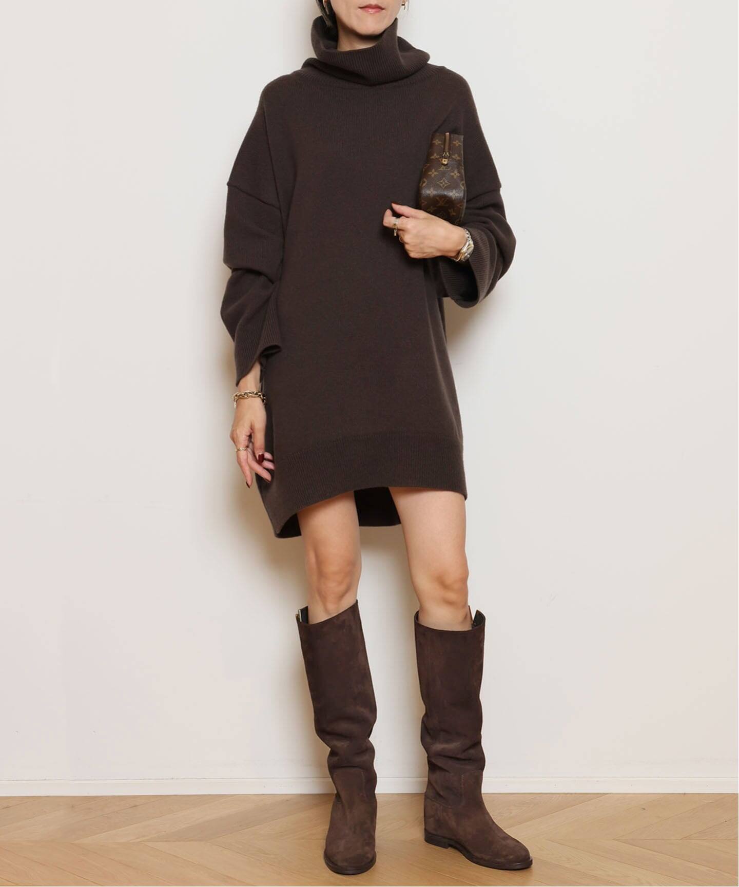 Via Roma 15 LONG ブーツ(Suede)（ロングブーツ）｜MUSE de Deuxieme