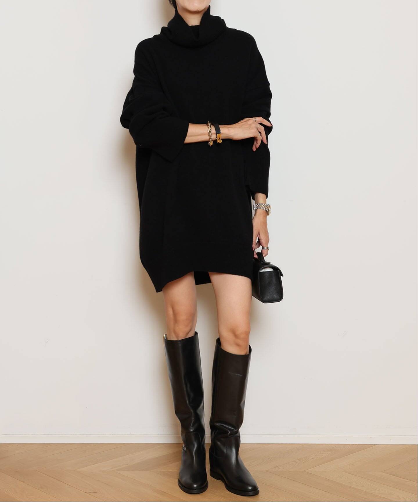 MUSE◆Via Roma 15 LONG ブーツ（Nappa liscio） Via Roma 15 LONG ブーツ（Nappa liscio）（ロングブーツ）｜MUSE de