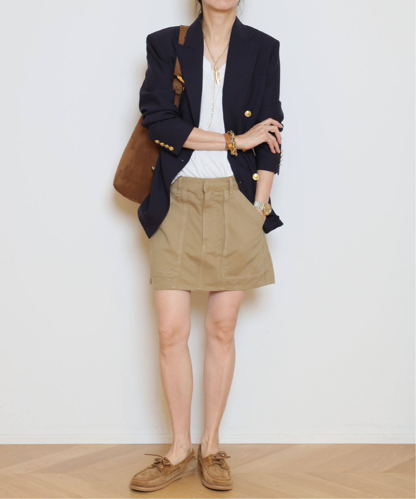 GIANVITO ROSSI/ジャンヴィト ロッシ】SUEDE ローファー（BEIGE