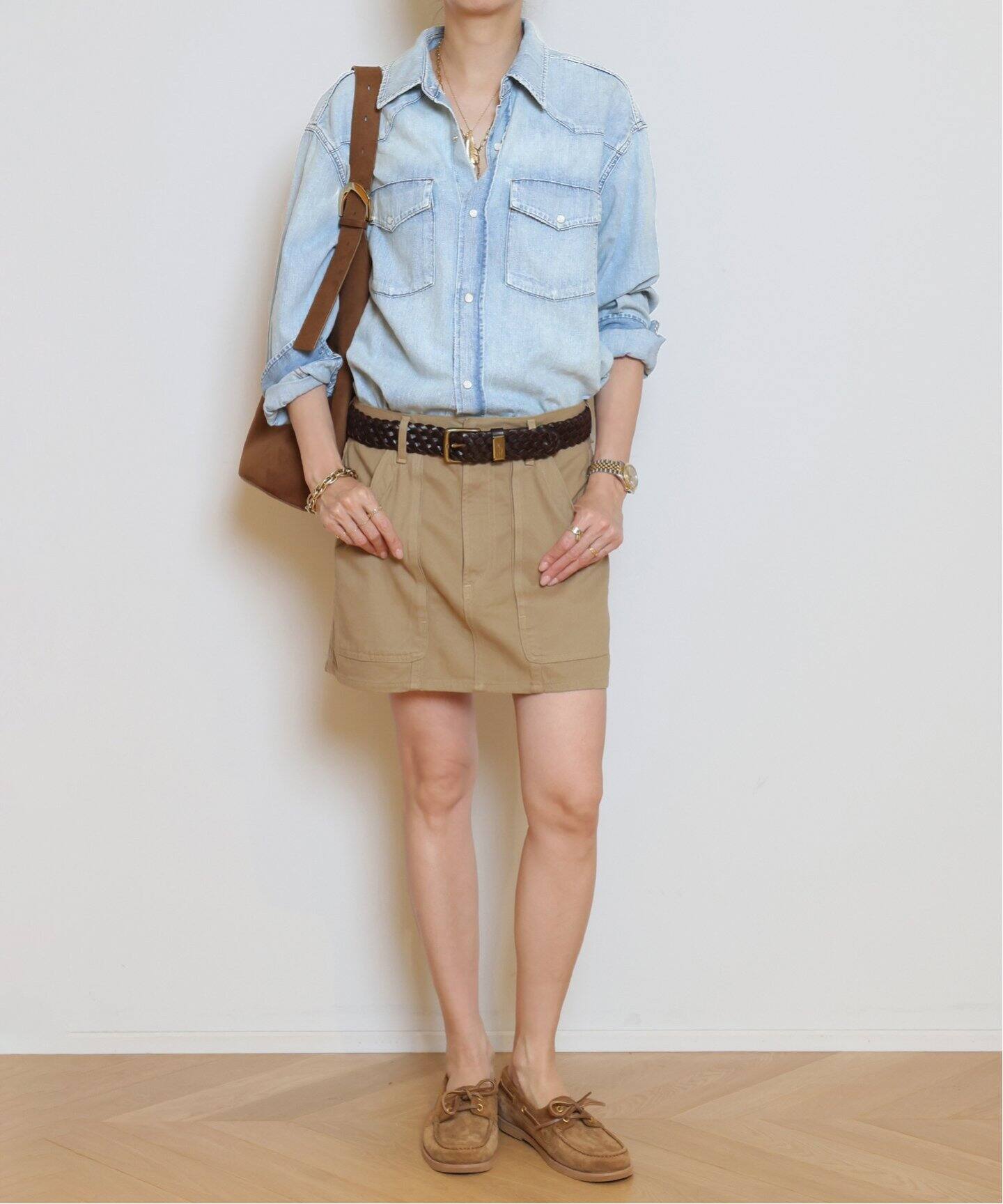 GIANVITO ROSSI/ジャンヴィト ロッシ】SUEDE ローファー（BEIGE
