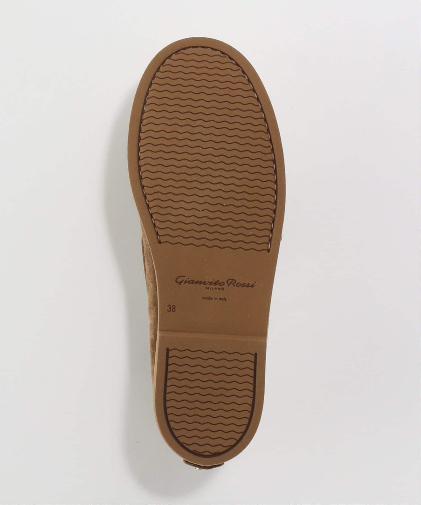 Gianvito Rossi ベージュのローファー　36.5 GIANVITO ROSSI/ジャンヴィト ロッシ】SUEDE ローファー（BEIGE