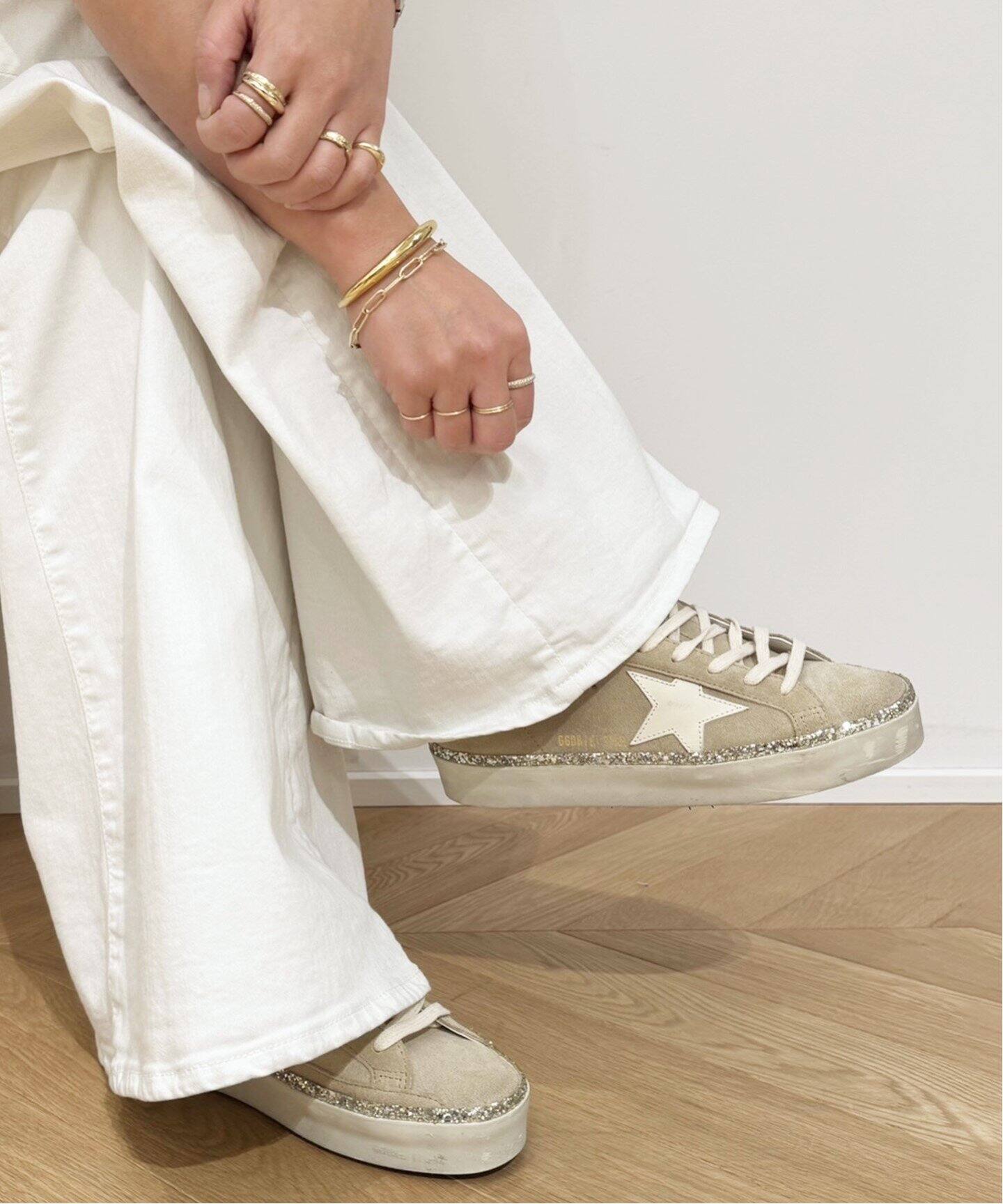 GOLDEN GOOSE/ゴールデングース】HI STAR GLITTER スニーカー  