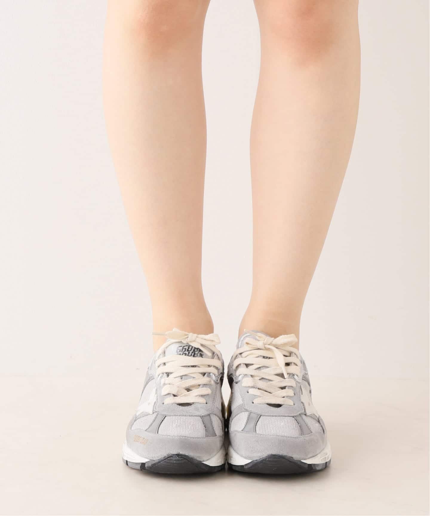 ゴールデングース　RUNNING DAD スニーカー　38 Golden Goose 38 Running Dad Sneaker Leather Pink Suede Mesh