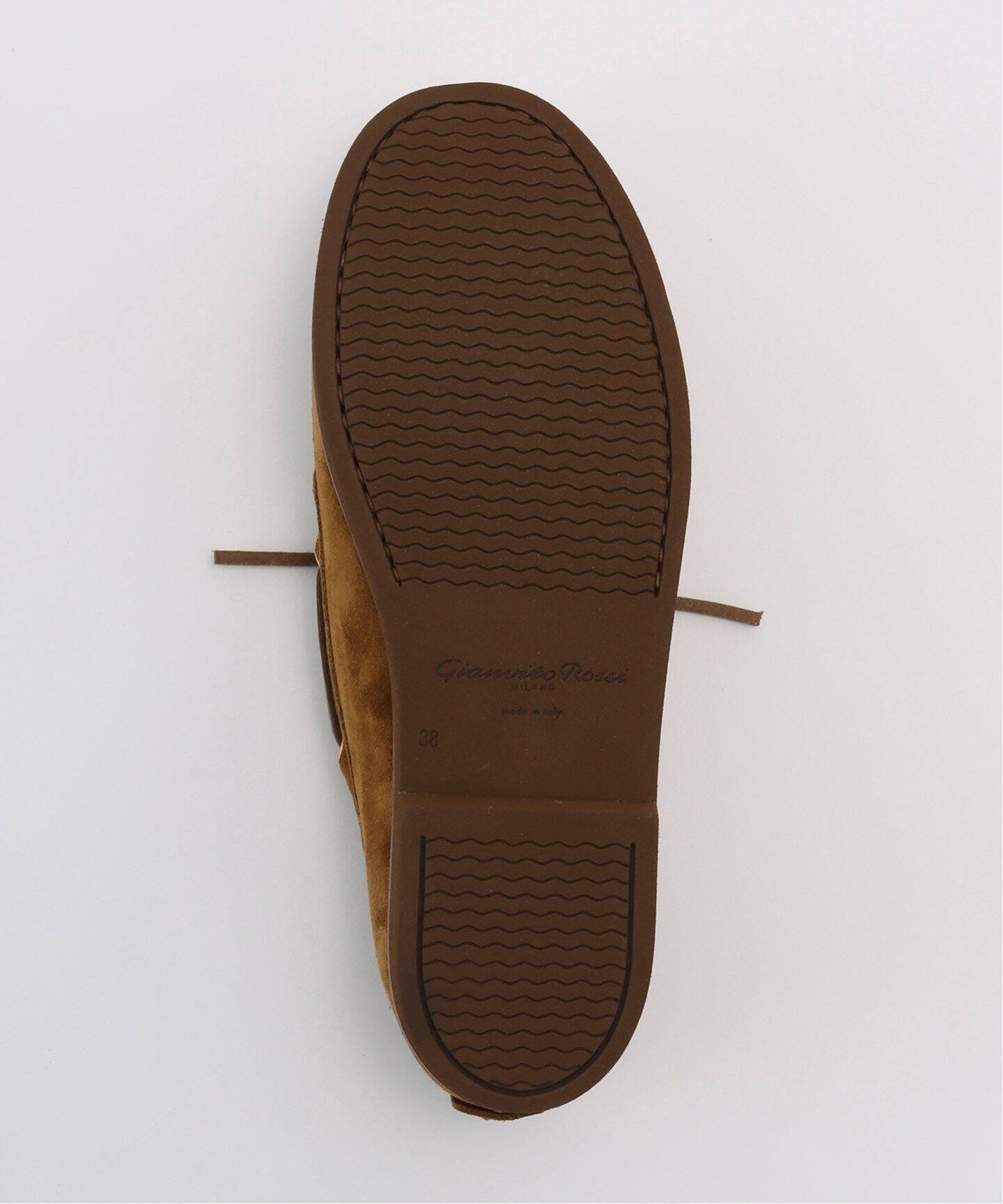 GIANVITO ROSSI/ジャンヴィト ロッシ】SUEDE ローファー（CAMEL