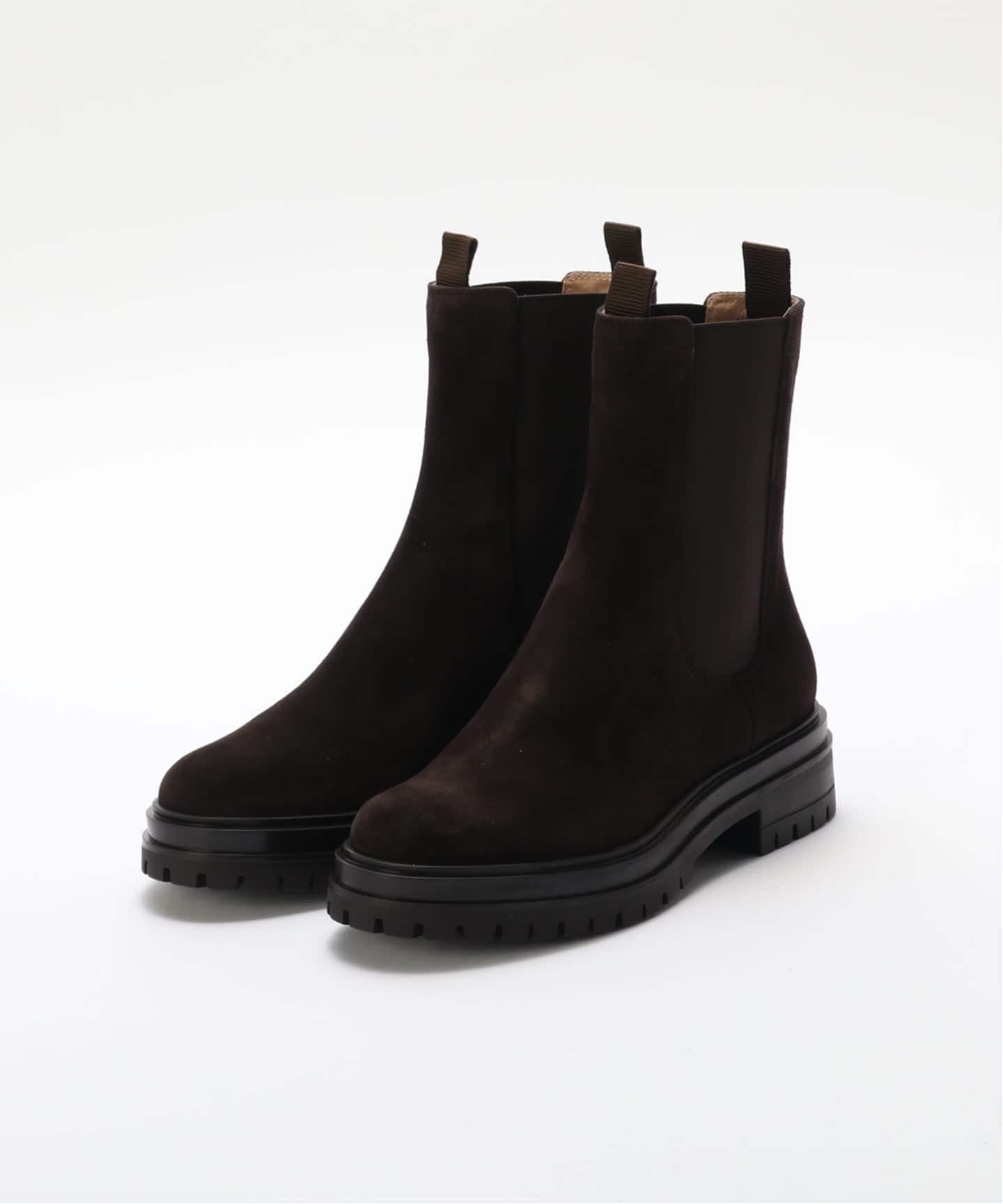 美品【GIANVITO ROSSI】4.5cmヒール ショートブーツ 35 黒 美品【GIANVITO ROSSI】4.5cmヒール ショートブーツ 35 黒 美品