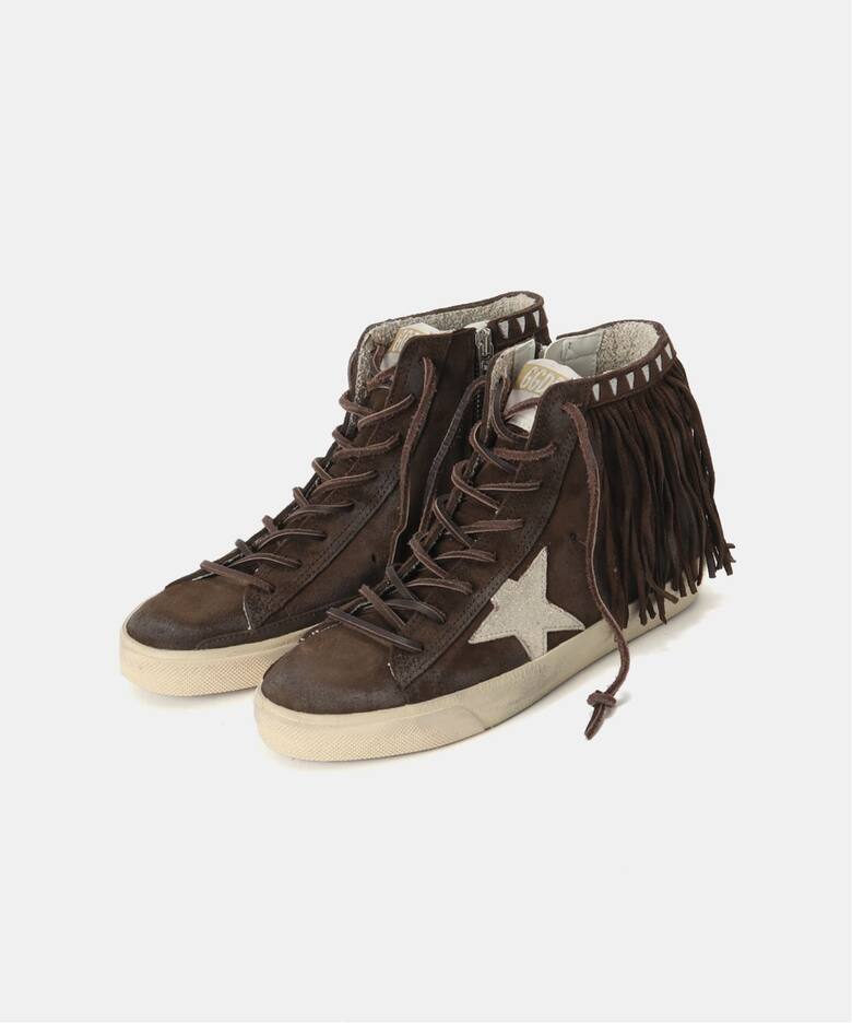 GOLDEN GOOSE/ゴールデングース】FRANCY WITH FRINGES スニーカー 