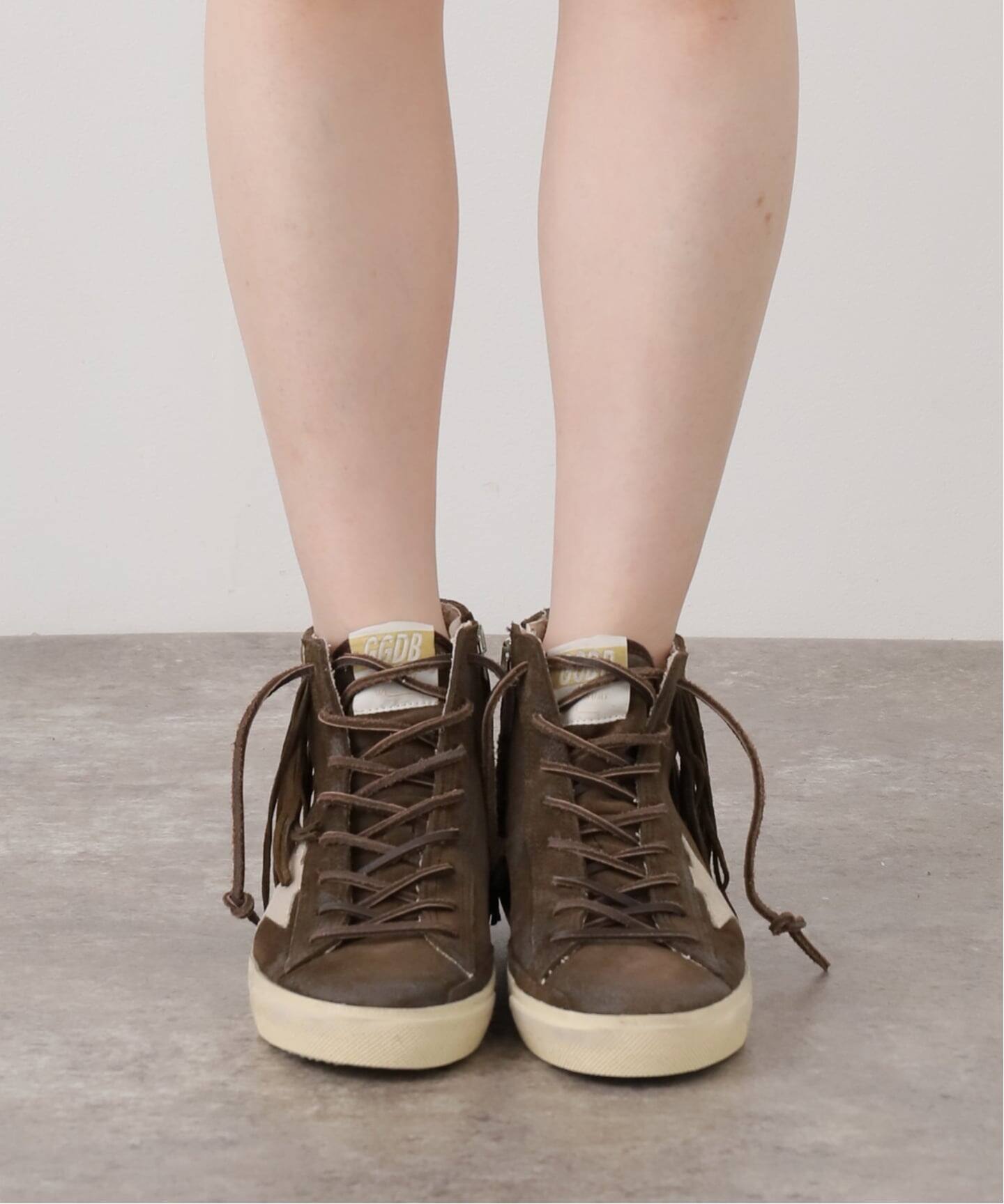 GOLDEN GOOSE/ゴールデングース】FRANCY WITH FRINGES