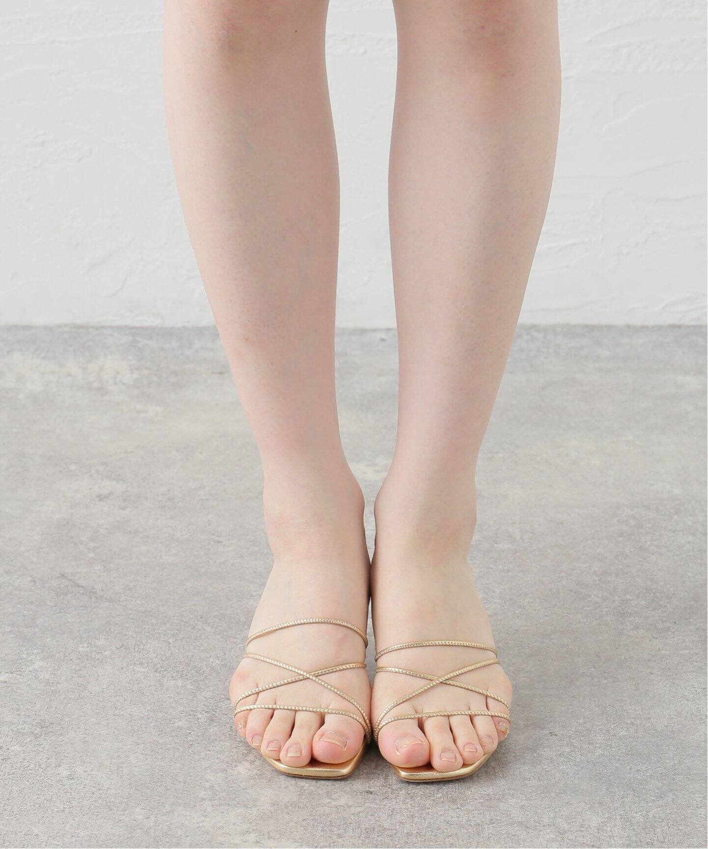 MANOLO BLAHNIK/マノロ ブラニク】 NINNFEMU 5cm Heel Sandal