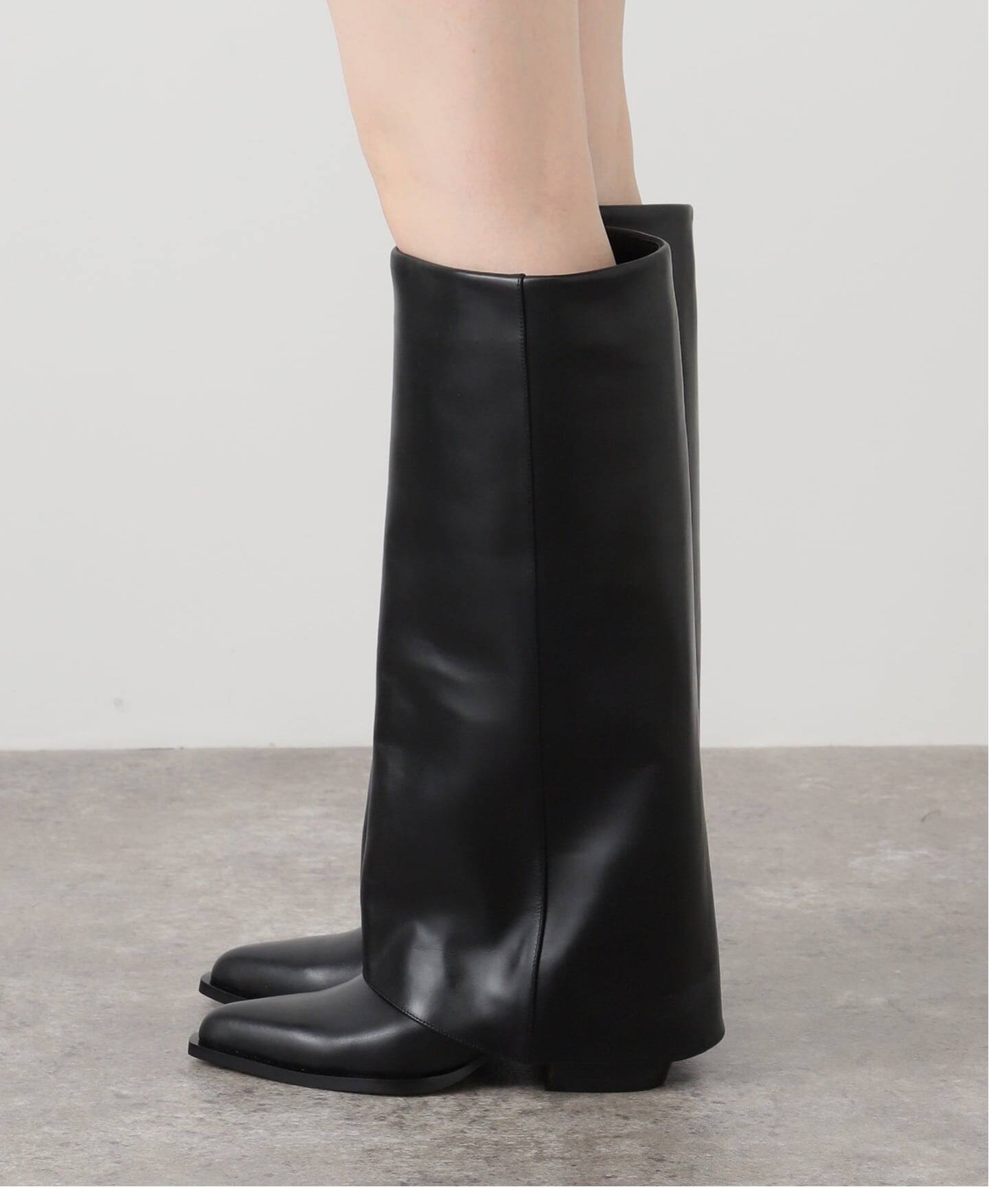 HOTEL PAULIER　カバー　レザーロングブーツ　アパルトモン 靴 MI/MAI/ミメイ】 COVER BOOTS（ロングブーツ）｜L'Appartement