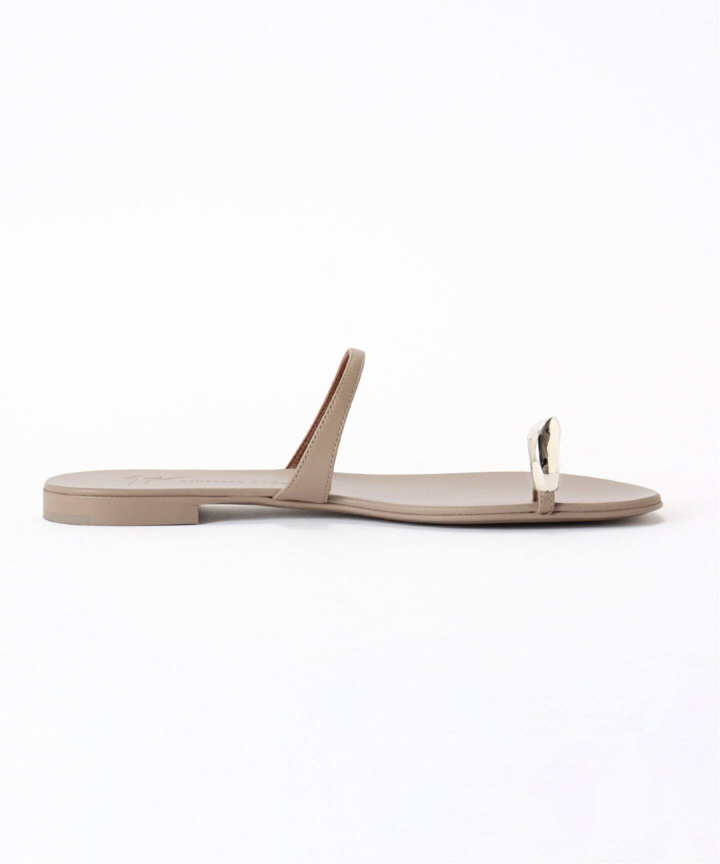 GIUSEPPE ZANOTTI/ジュゼッペ ザノッティ】 SILVER PLATE FLAT SANDA  