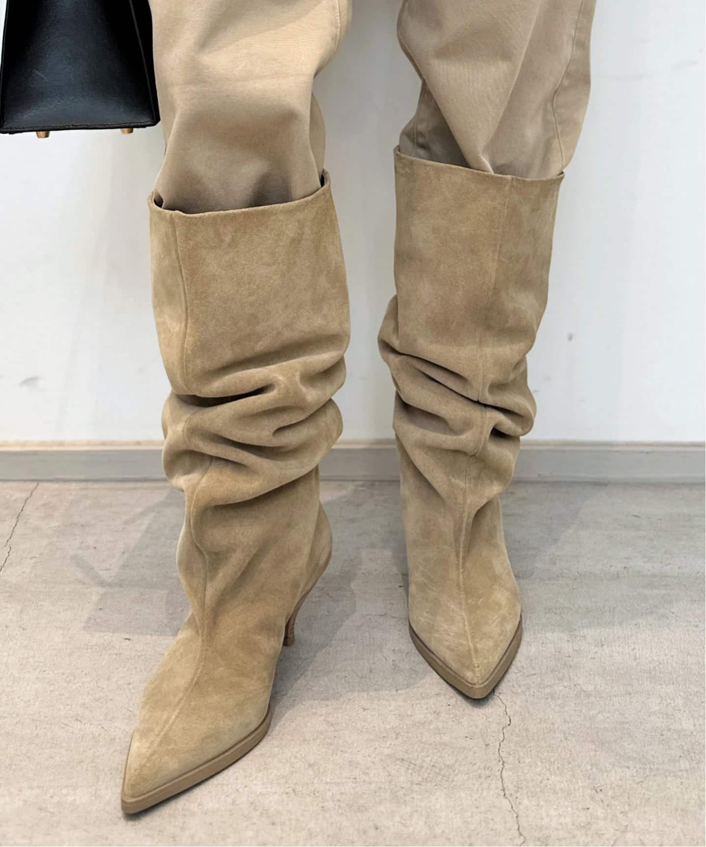 ELENA IACHI/エレナ イアチ】 5CM HEEL BOOTS（ロングブーツ