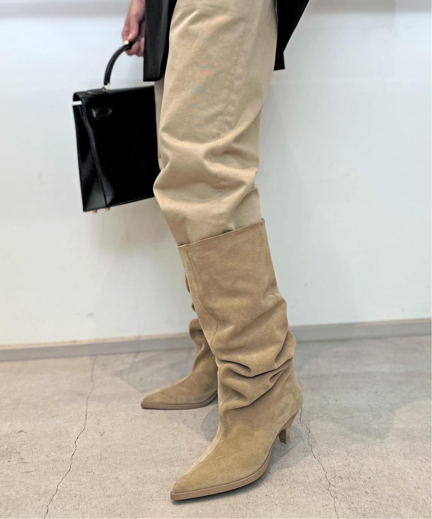 ELENA IACHI/エレナ イアチ】 5CM HEEL BOOTS（ロングブーツ