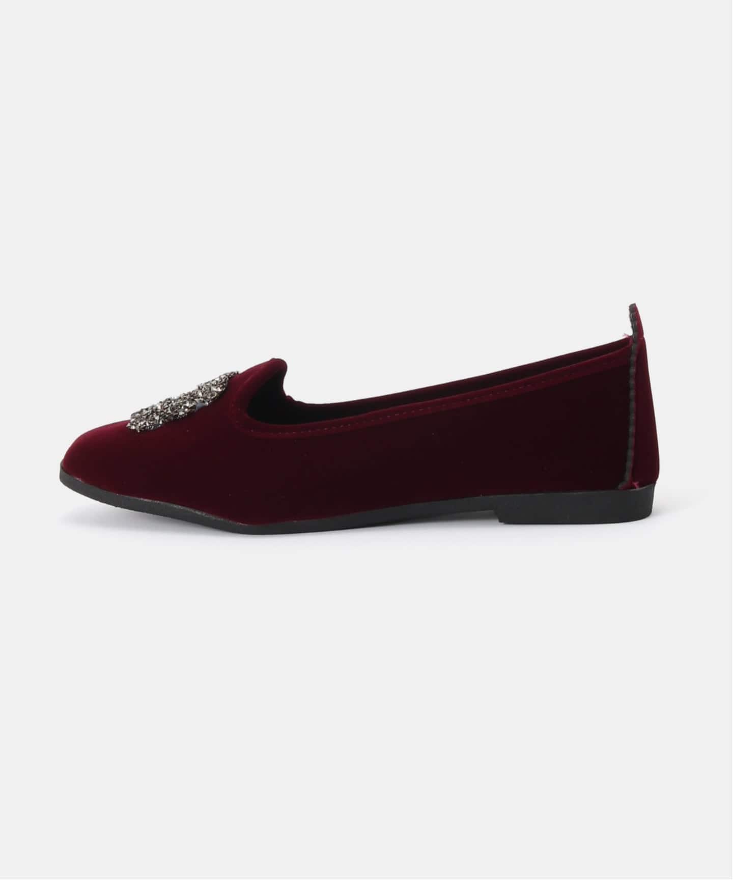 新品未使用 匿名配送【マリュス】Velvet bijou shoes 23センチ MALUS/マリュス】 Velvet bijou shoes（その他シューズ）｜L