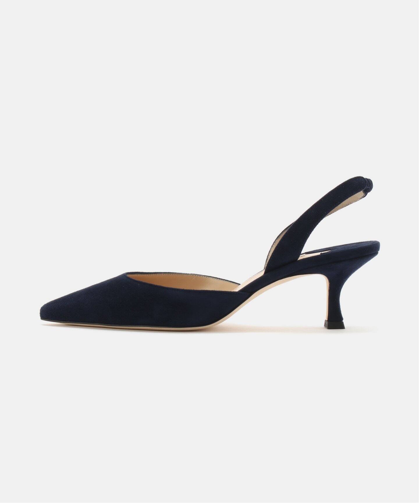 MANOLO BLAHNIK ネイビー ミュール※断捨離中値下げ可 - メルカリ