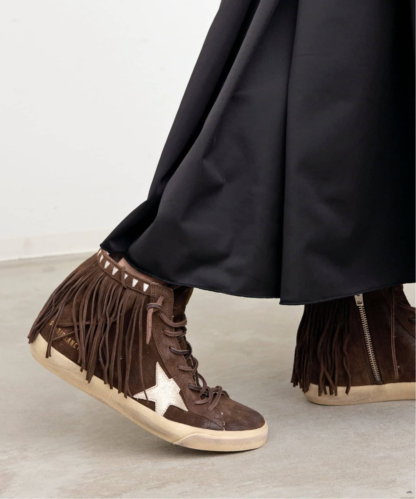 GOLDEN GOOSE/ゴールデン グース】 FRANCY with FRINGES