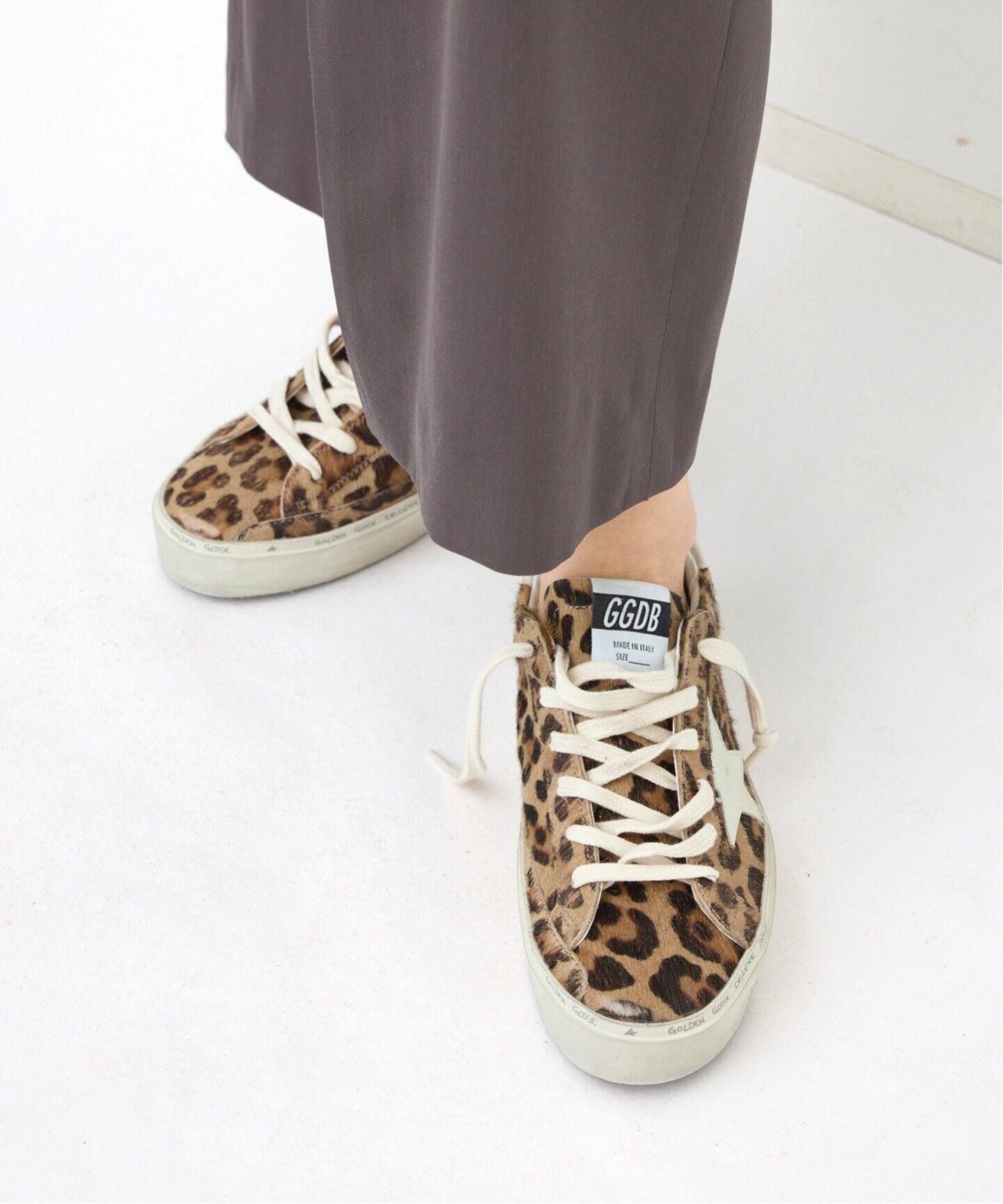GOLDEN GOOSE/ゴールデン グース】 HI STAR LEOPARD SNEAKERS 