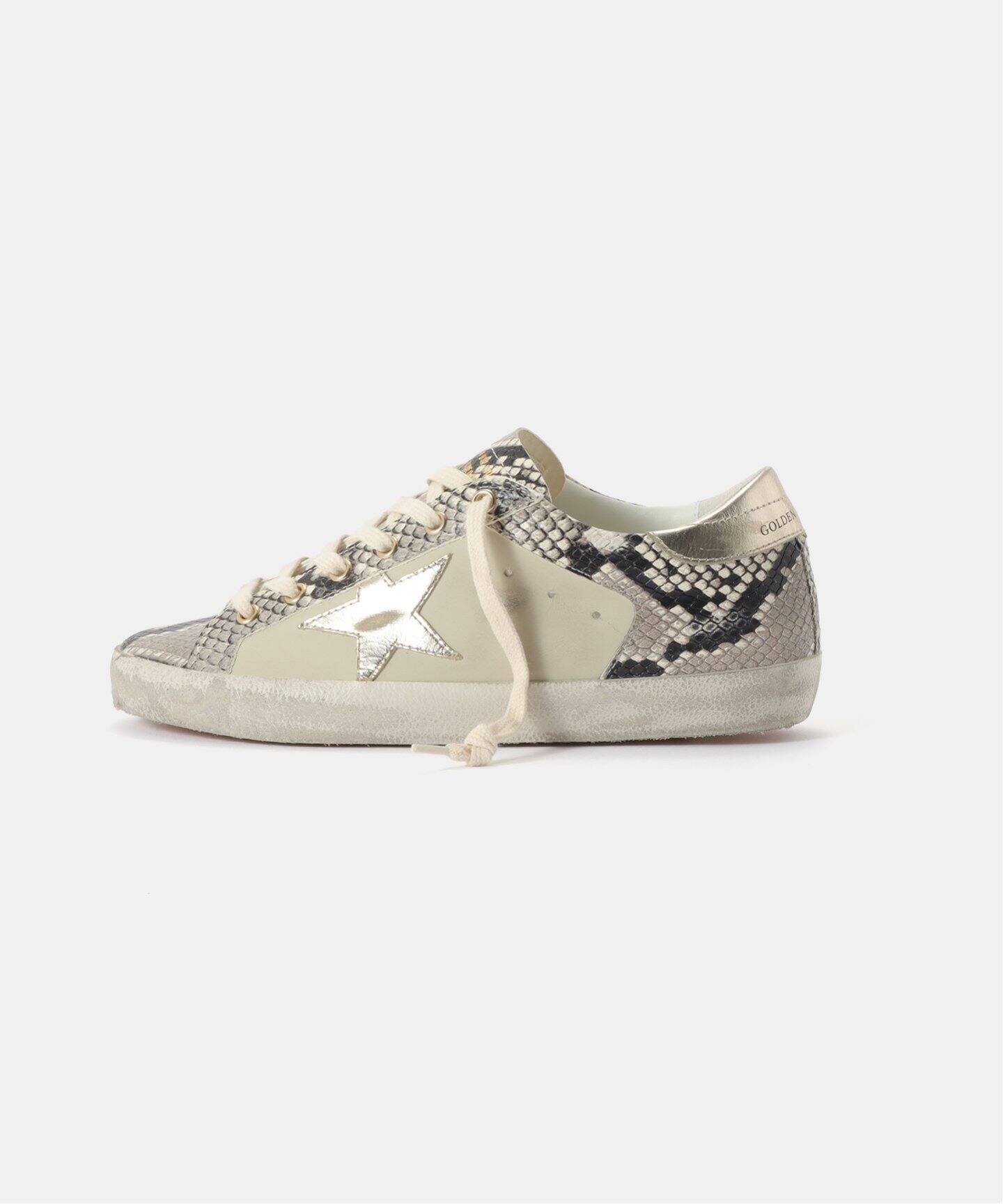 GOLDEN GOOSE/ゴールデン グース】 SUPER STAR PYTHON PRINTED 