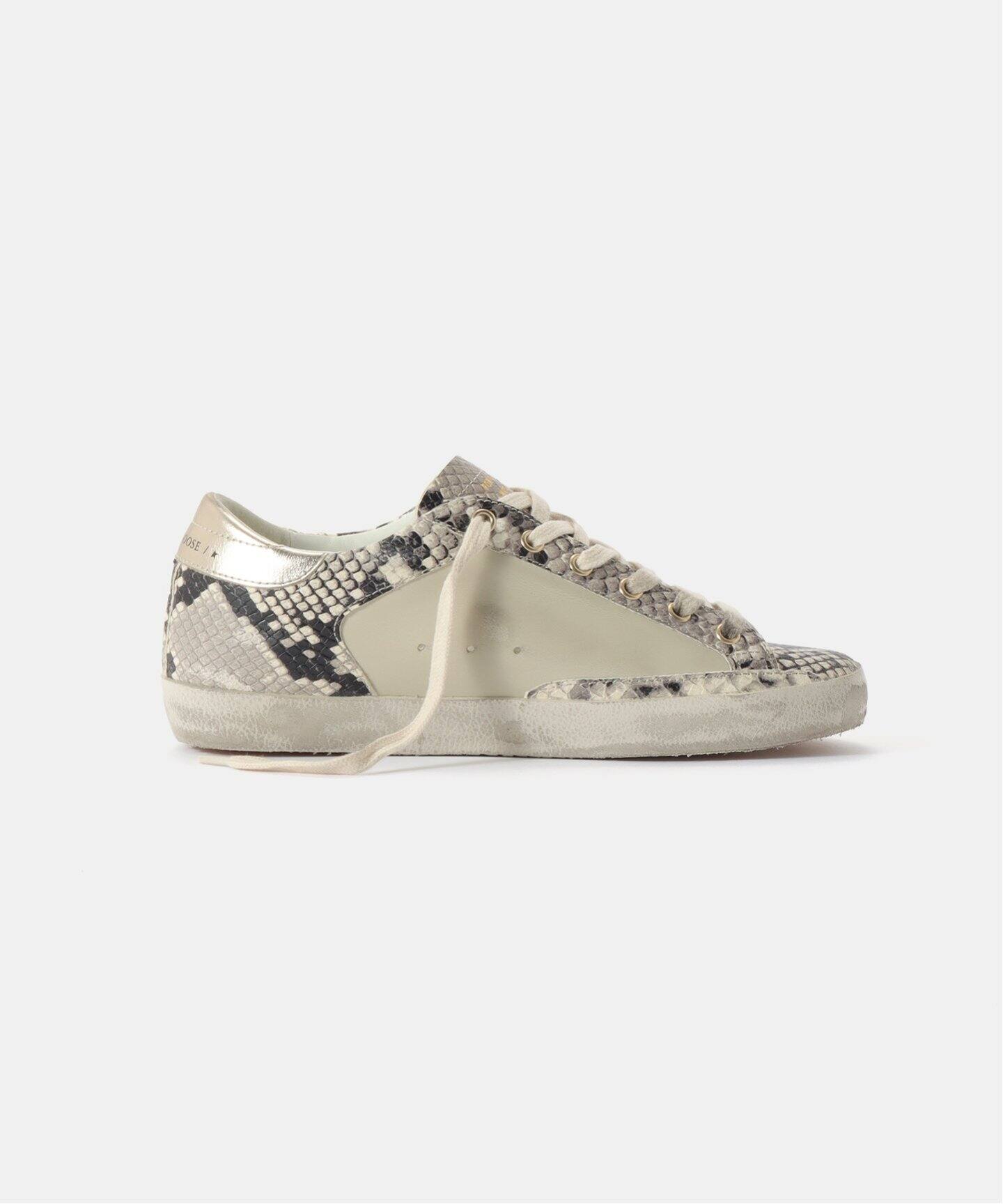 GOLDEN GOOSE/ゴールデン グース】 SUPER STAR PYTHON PRINTED 