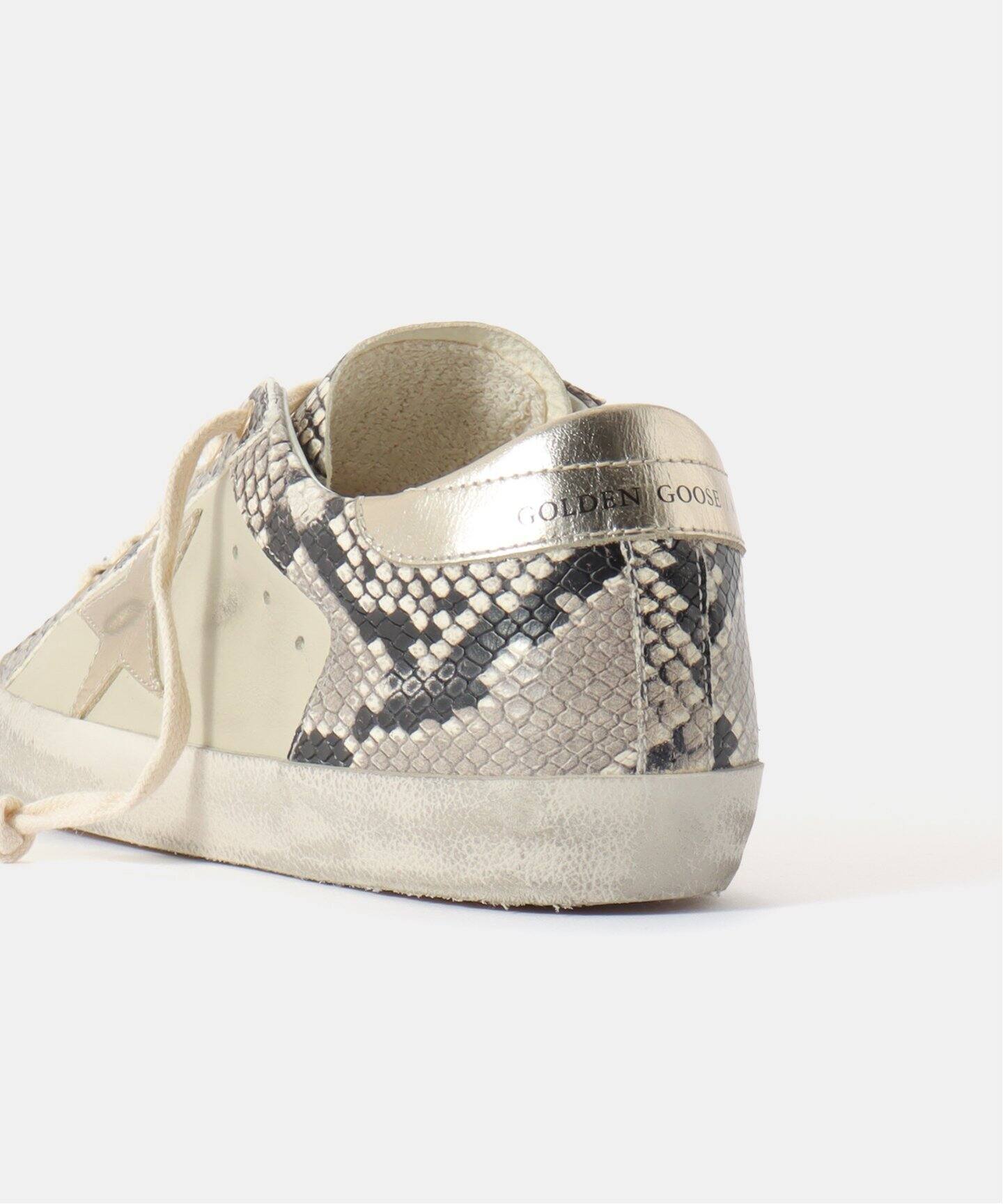 GOLDEN GOOSE/ゴールデン グース】 SUPER STAR PYTHON PRINTED 