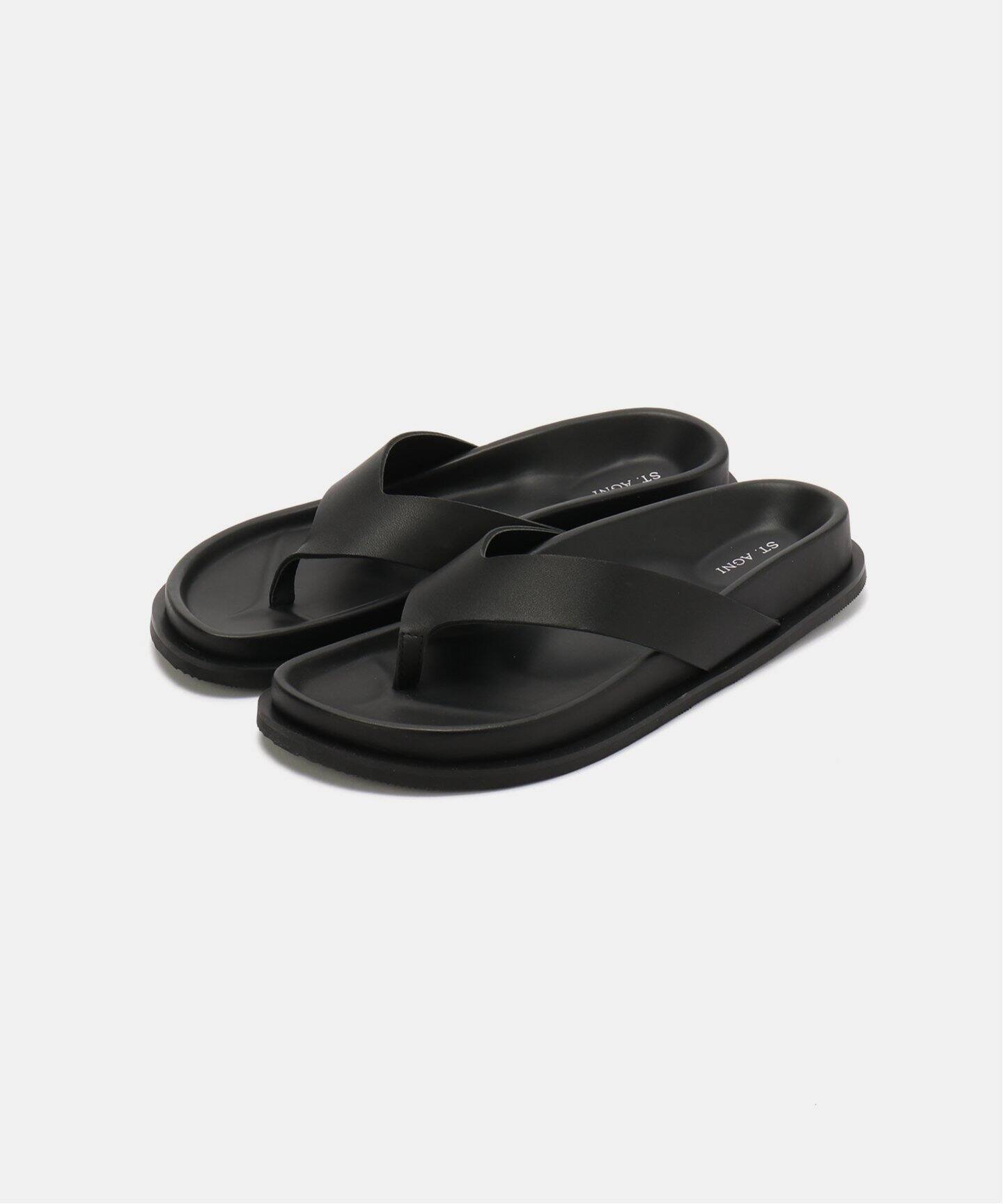 ST. AGNI/セントアグニ　スウェードサンダル ST.AGNI/セント アグニ】 THONG SLIDE SANDAL（サンダル）｜L