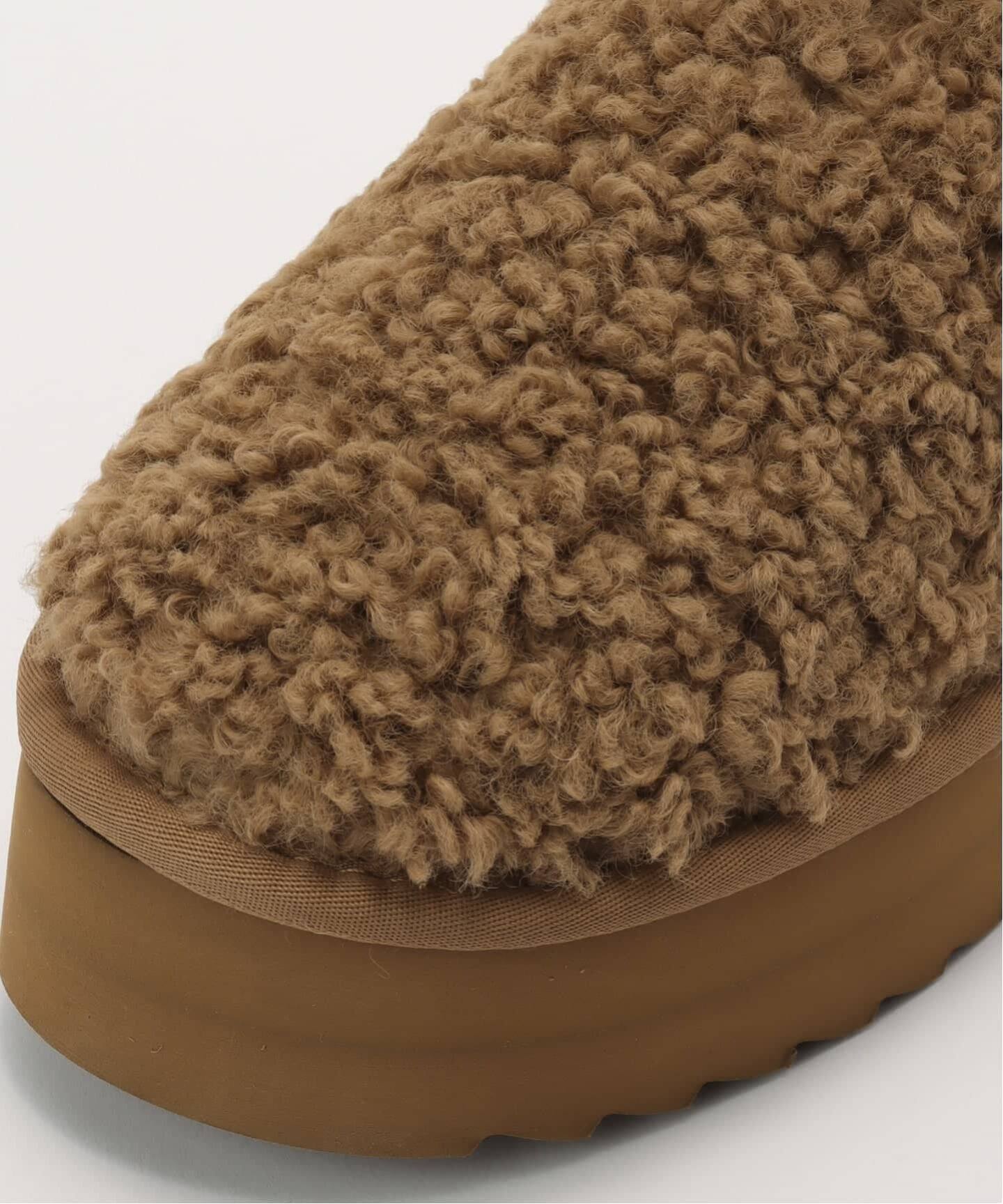 COLORS OF CALIFORNIA】curly fake fur boot（ブーティ・ショート