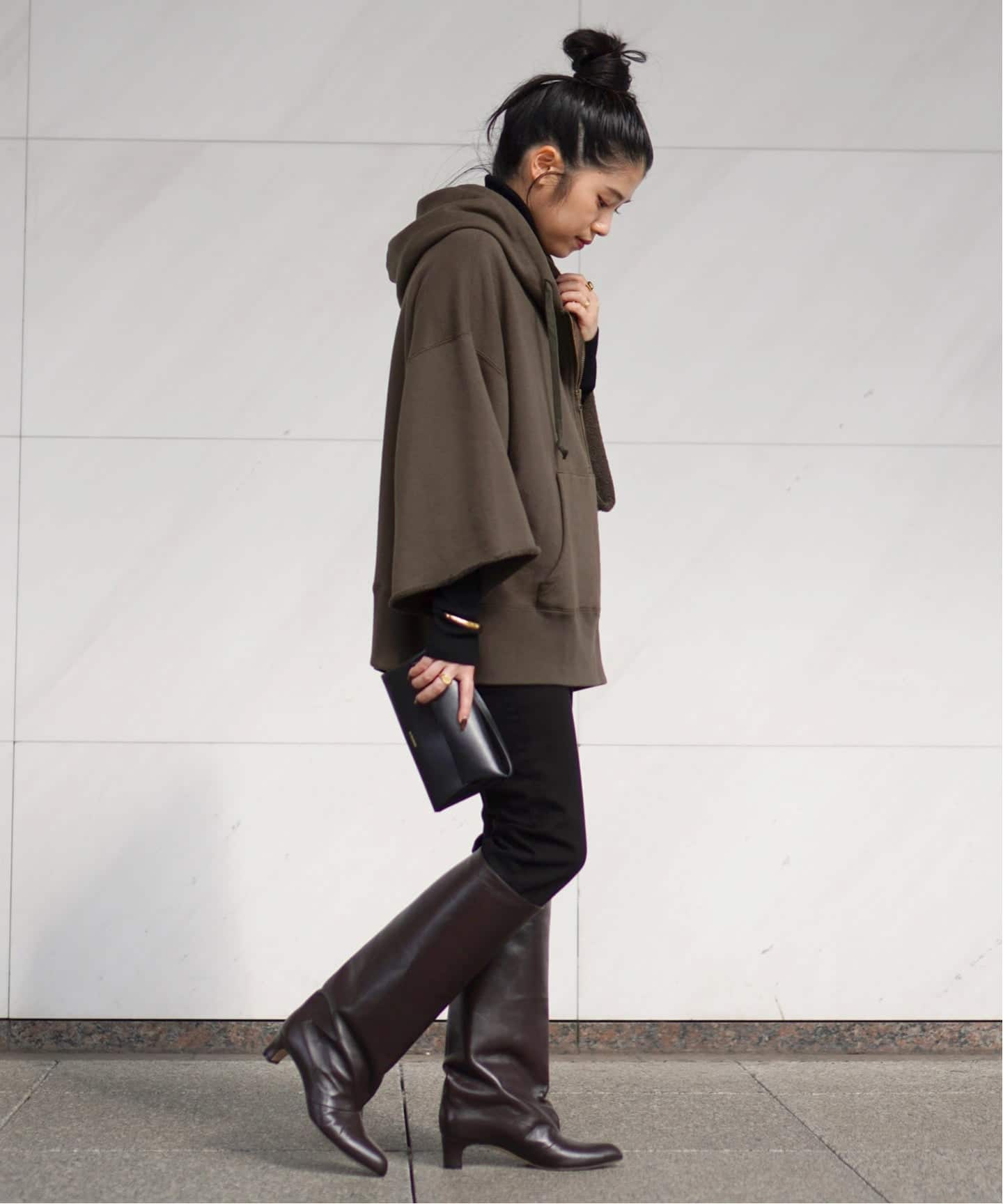 NEBULONI E. ネブローニ NAPPAレザーロングブーツ36ブラウン NEBULONI E. ネブローニ NAPPAレザーロングブーツ36ブラウン