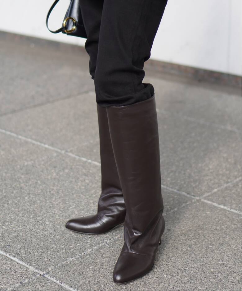 NEBULONI E./ネブローニ】leather long boots（ロングブーツ）｜AP 
