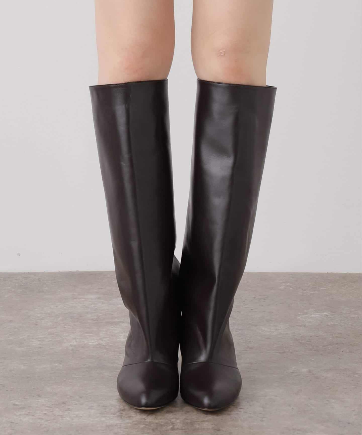 NEBULONI E./ネブローニ】leather long boots（ロングブーツ