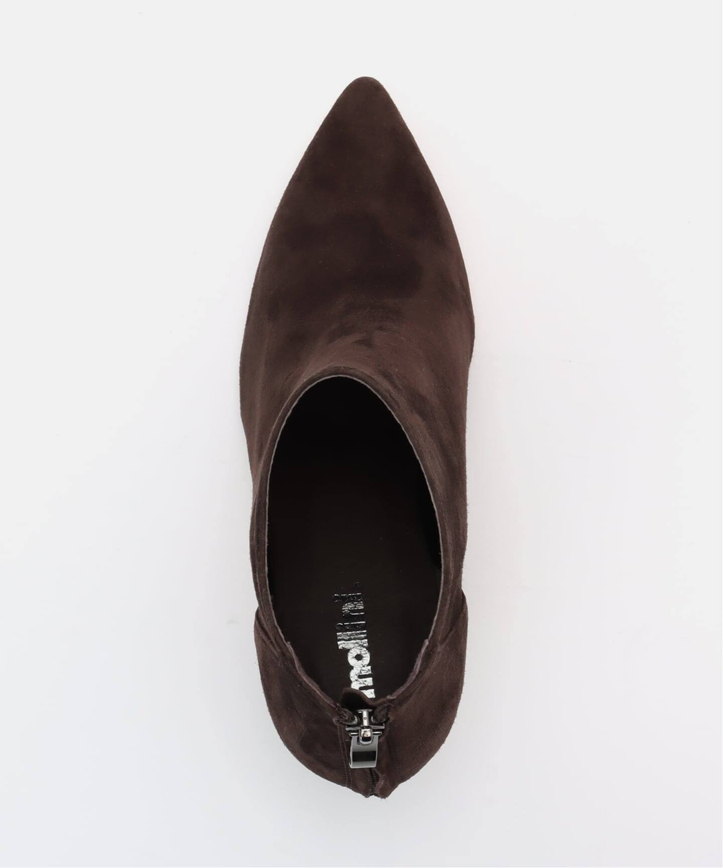 Mollini/モリーニ】suede booties (7.5cm)（ブーティ・ショート