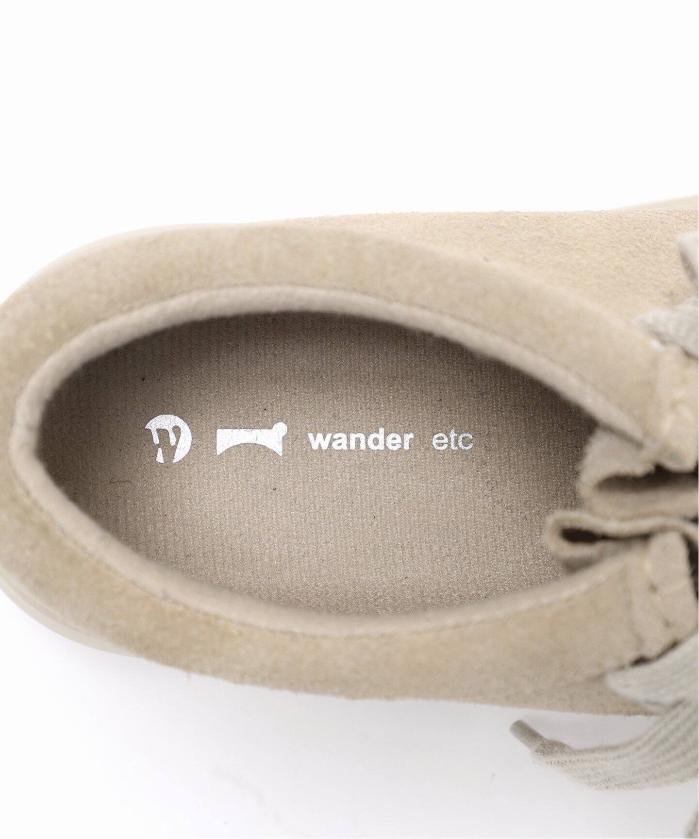 [Wander etc./ワンダー]スエードモカシン　ベージュ38 AP STUDIO シューズ 「Wander etc./ワンダー」スエードモカシン