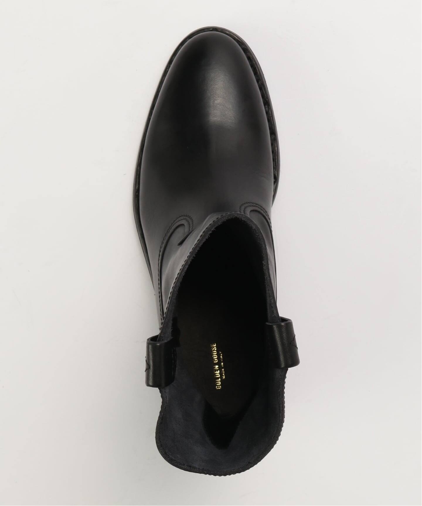 ゴールデングース ハーネスレザーブーツ ブラック GOLDEN GOOSE / ゴールデングース】BIKER BOOTS（ブーティ