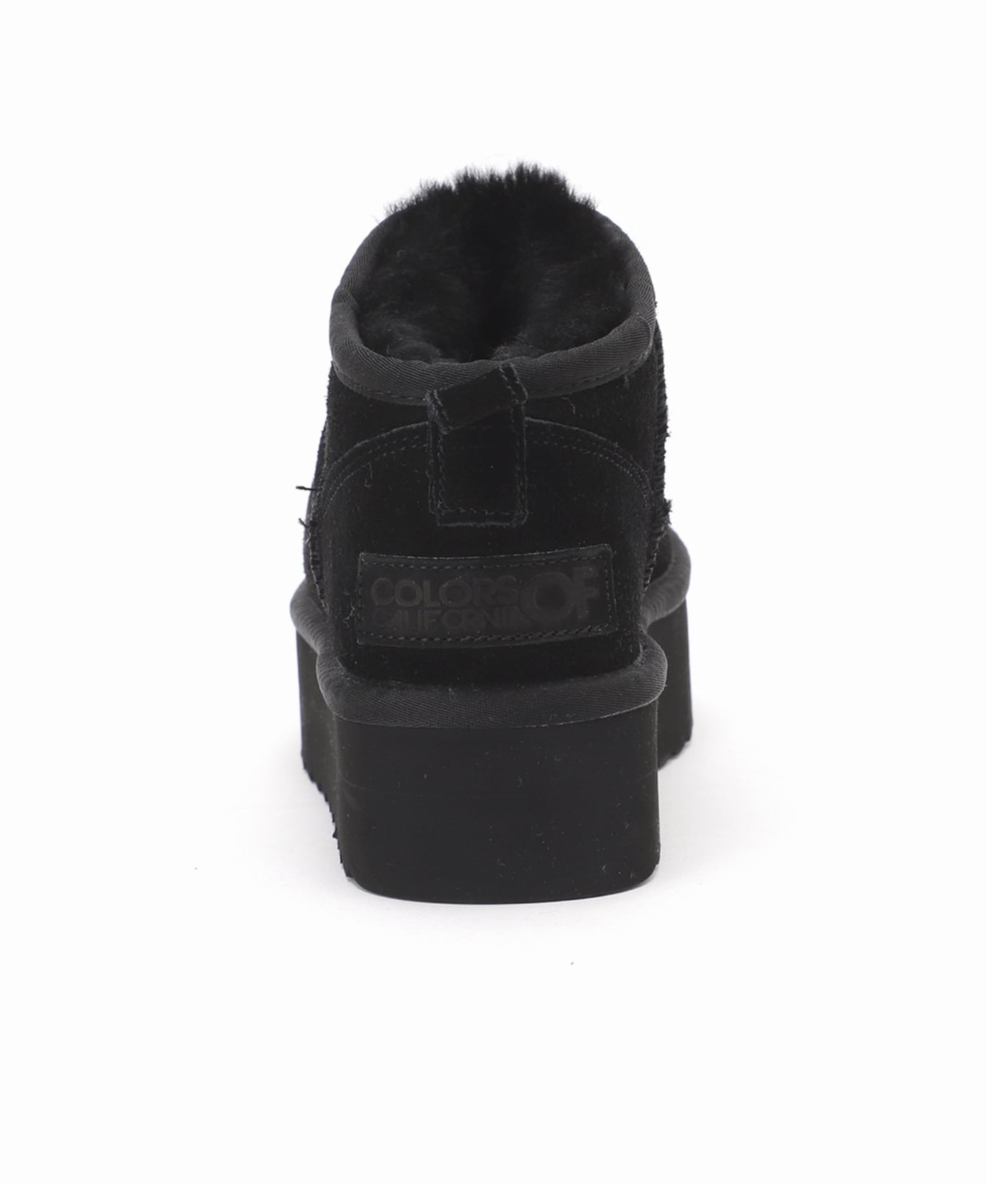 AP STUDIO Colors Of California ブラック 38 予約》【COLORS OF CALIFORNIA】Platform suede boots（ブーティ