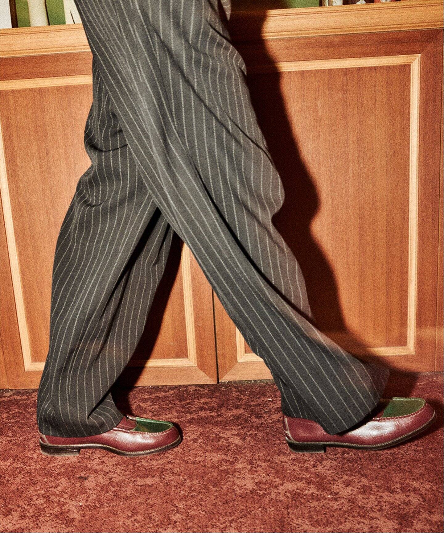 The Kenford Fineshoes / ペイズリービーブロ コンビローファー 
