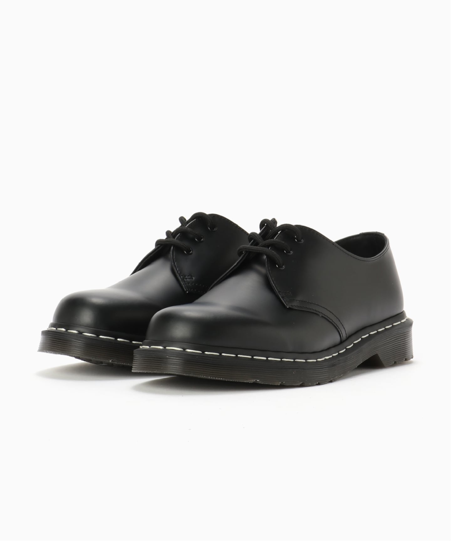 靴 Dr. Martens 1461 WS 1461 ジップ ベックス ホワイトステッチ 3 ホール シューズ