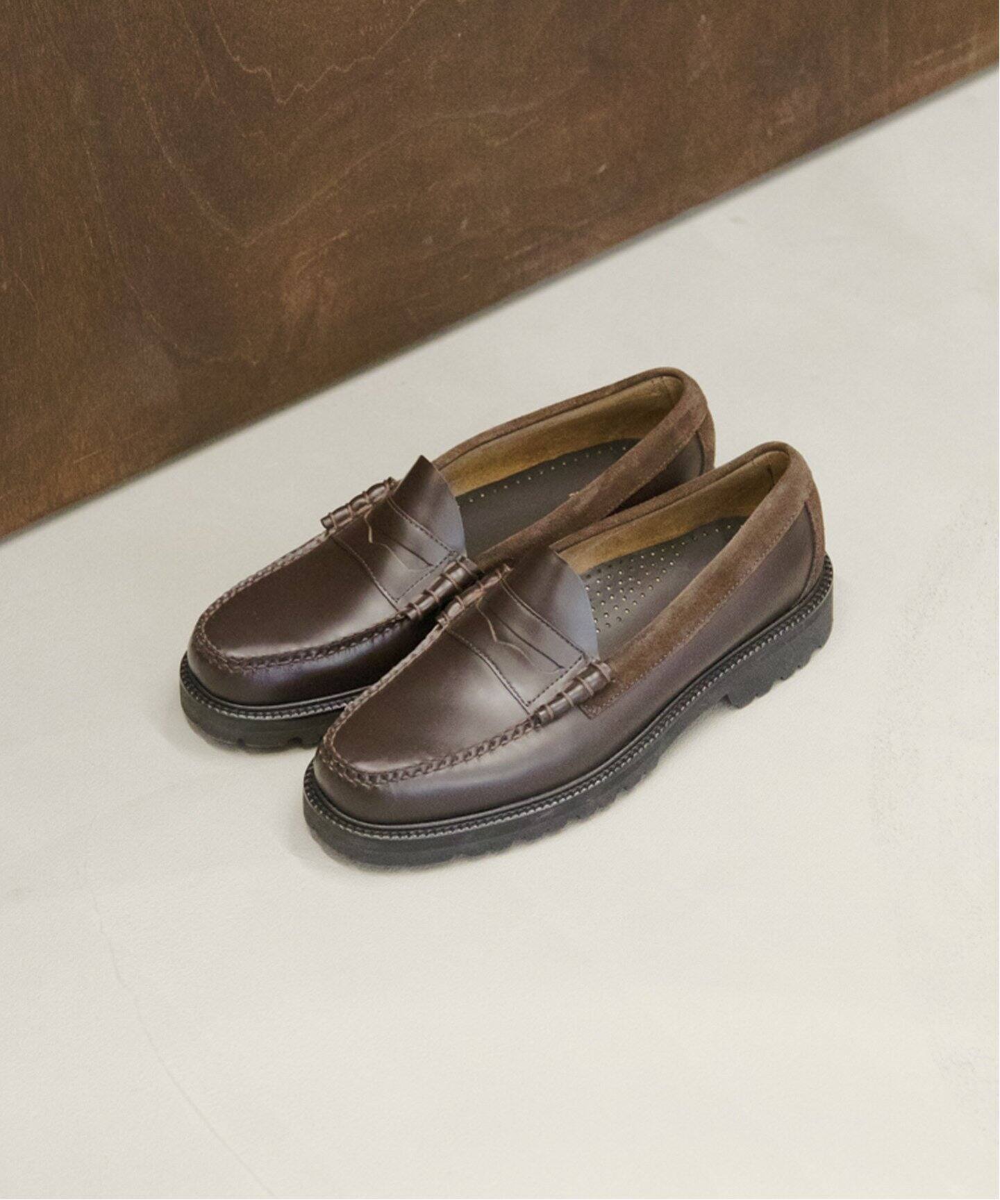 GHbass weejunsタッセルローファー モカシン　ブラウン ダークブラウン レザー ローファー ジーエイチバス ghbass GHbass