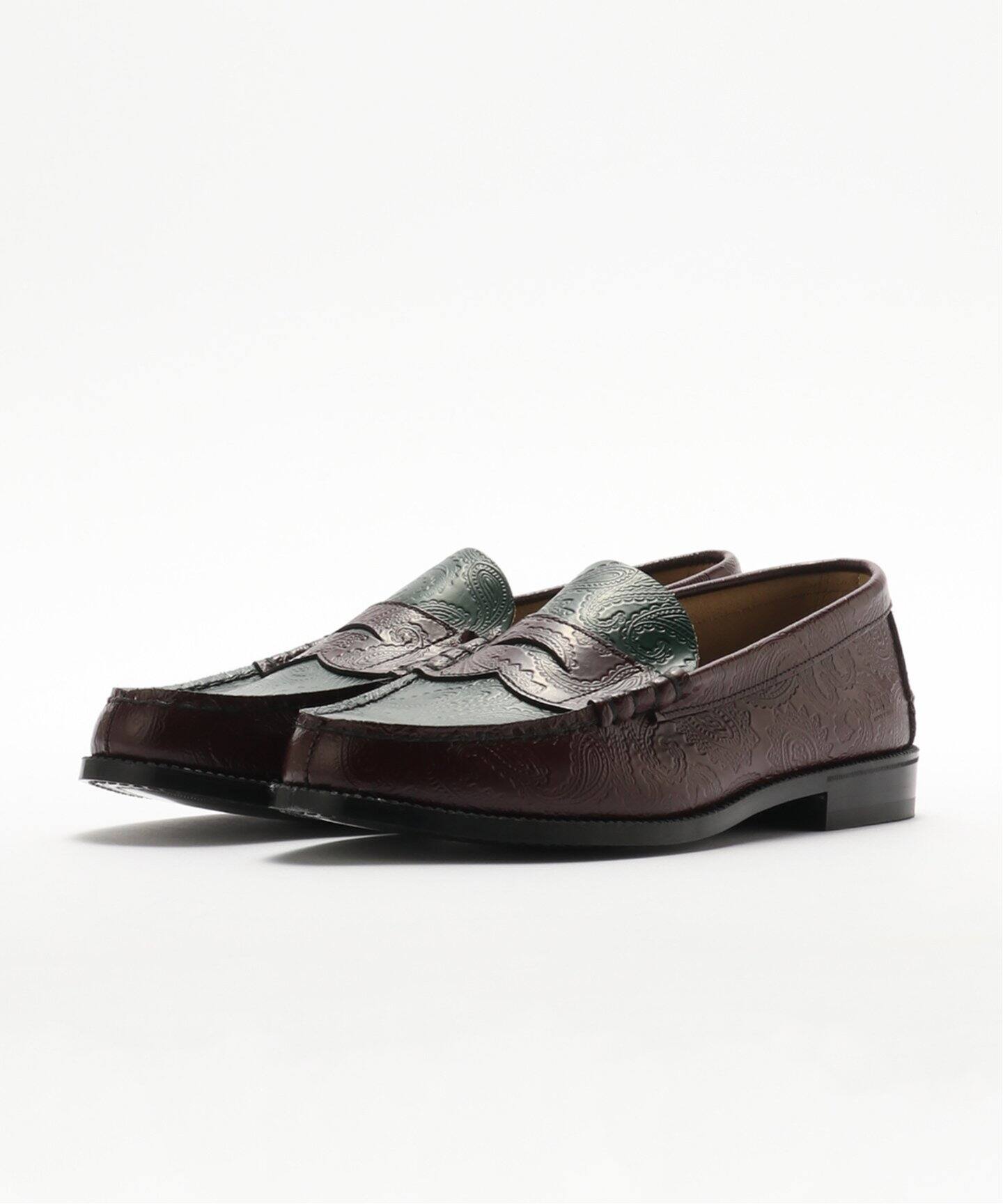 The Kenford Fineshoes / ペイズリービーブロ コンビローファー 
