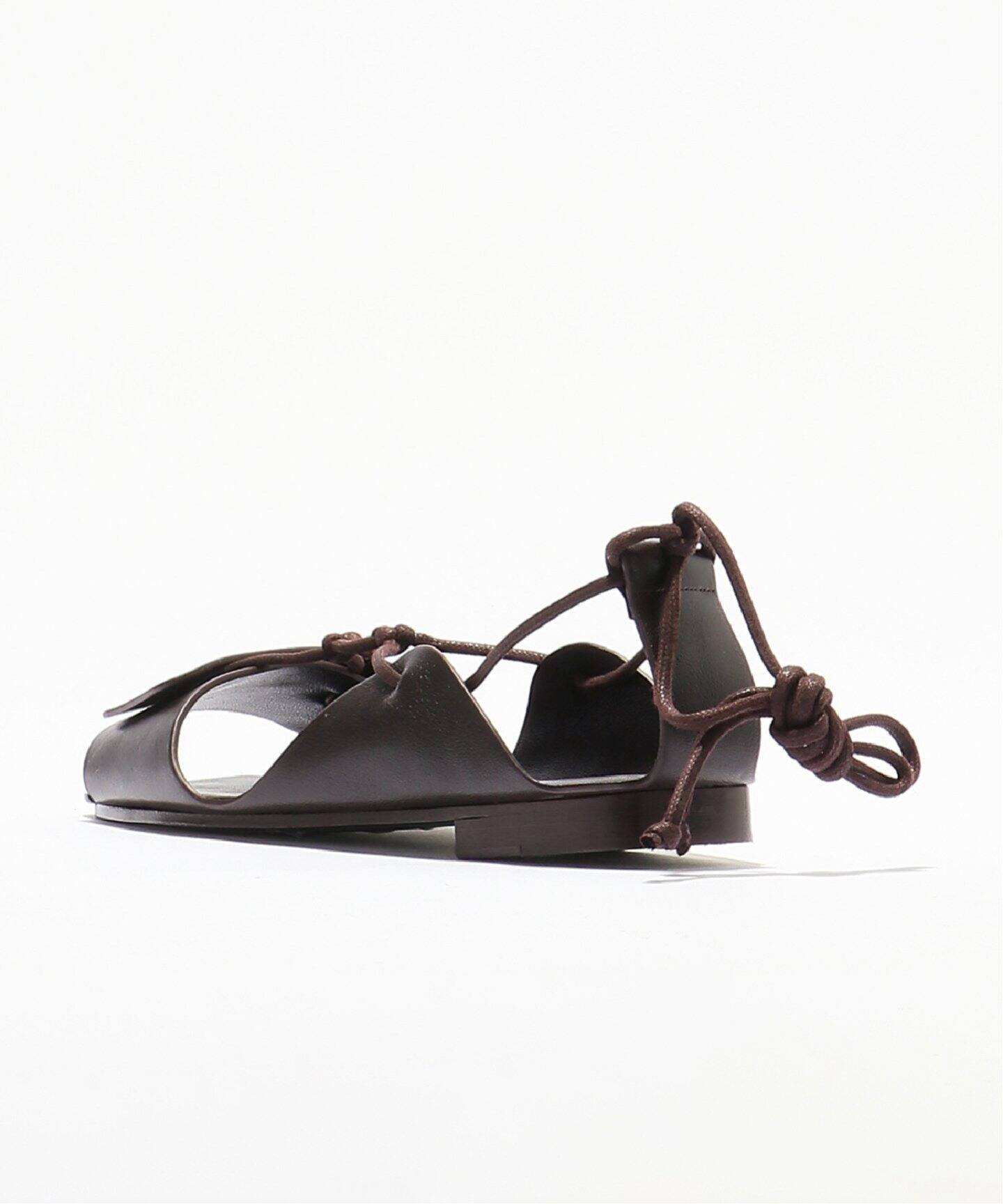 【関税込み】LEMAIRE ブラウン Opanka フラットサンダル LEMAIRE / ルメール】 OPANKA FLAT SANDAL 15(サンダル