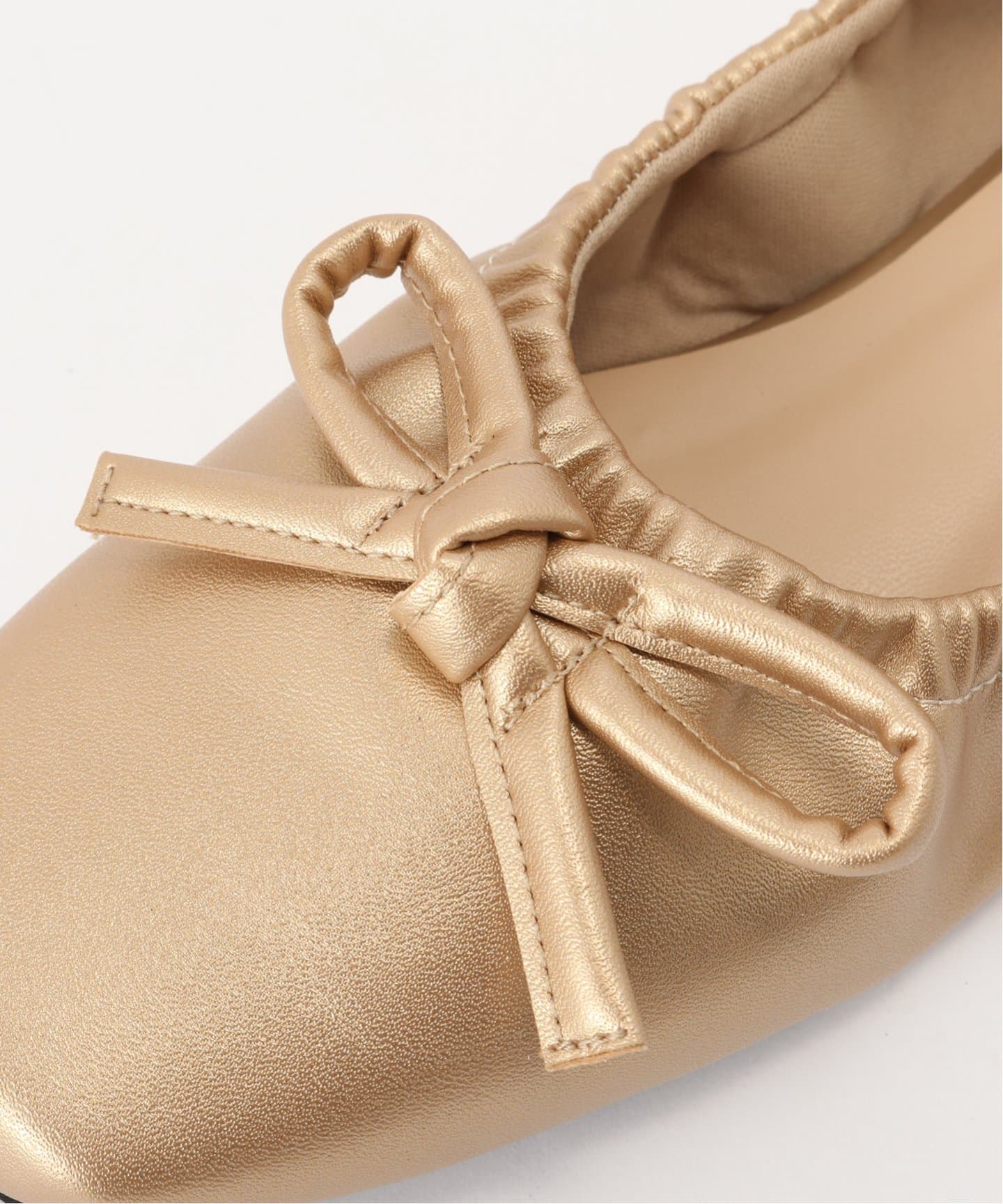 ギャザーバレエシューズ（バレエシューズ）｜B.C STOCK（ベーセー