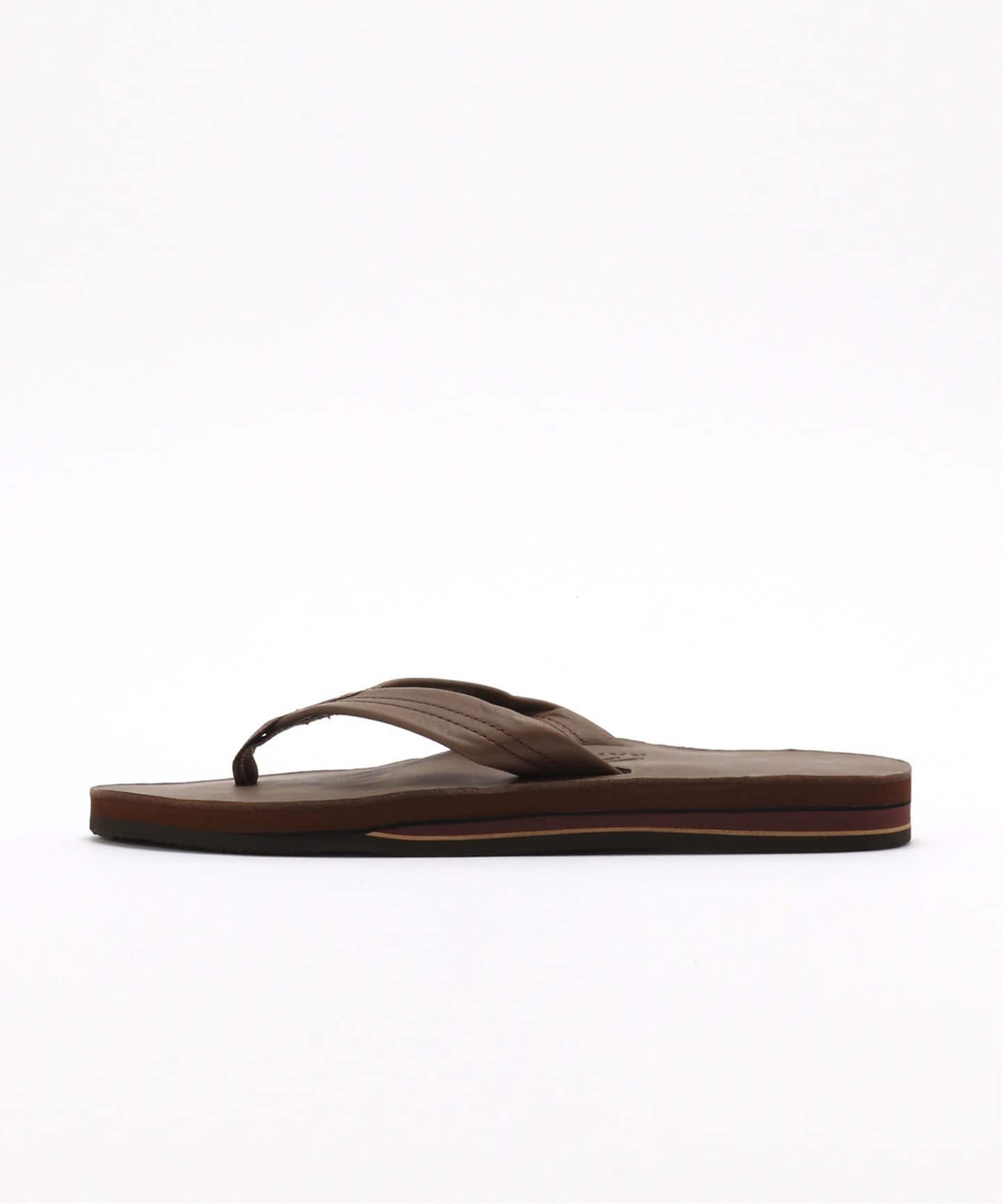 試着のみ RAINBOW SANDALS ダブルレイヤー 黒 25cm 302 B.C STOCK｜【RAINBOW SANDAL/レインボーサンダル】別注 302