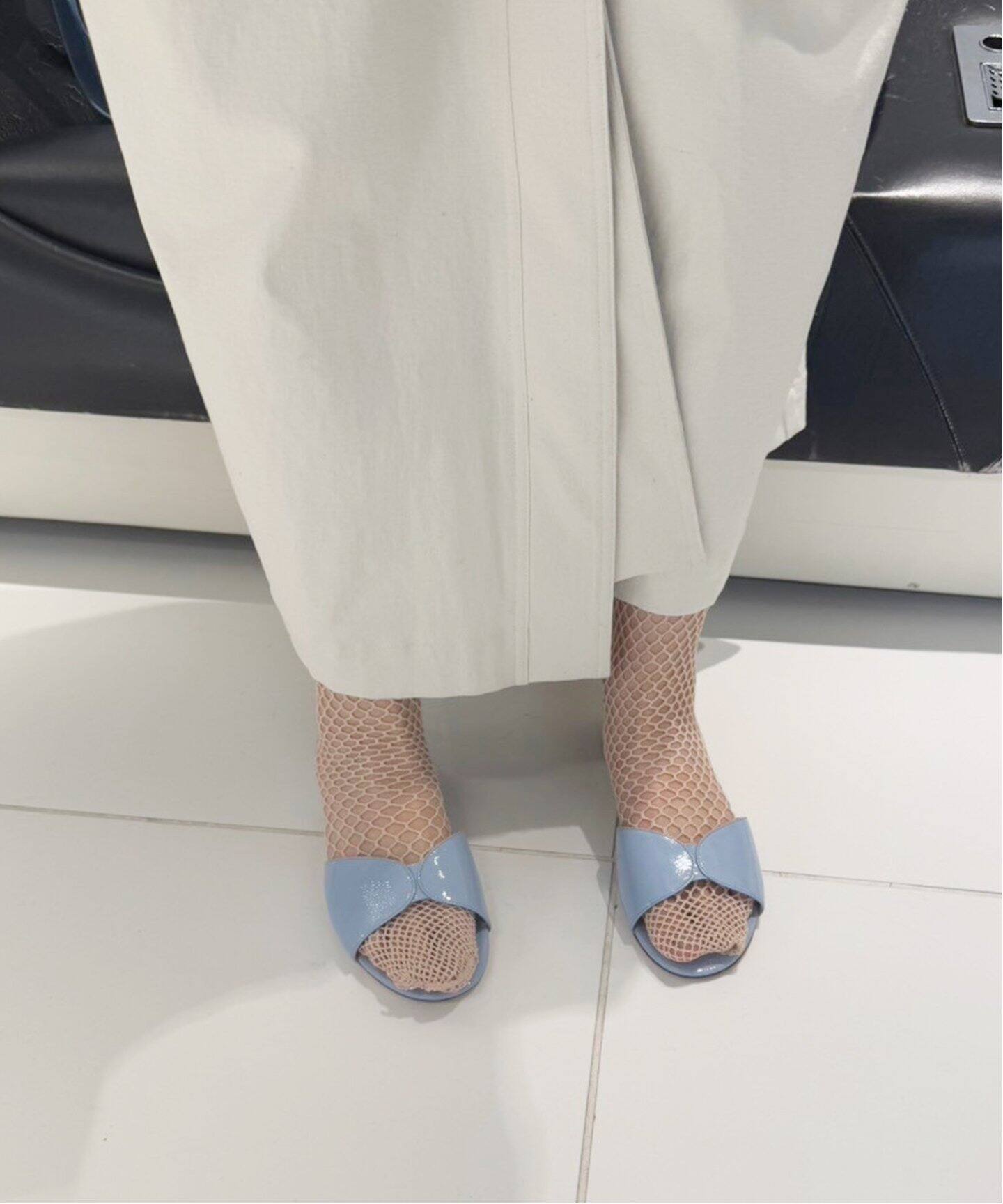 FABIO RUSCONI / ファビオルスコーニ】リボンフラットサンダル 