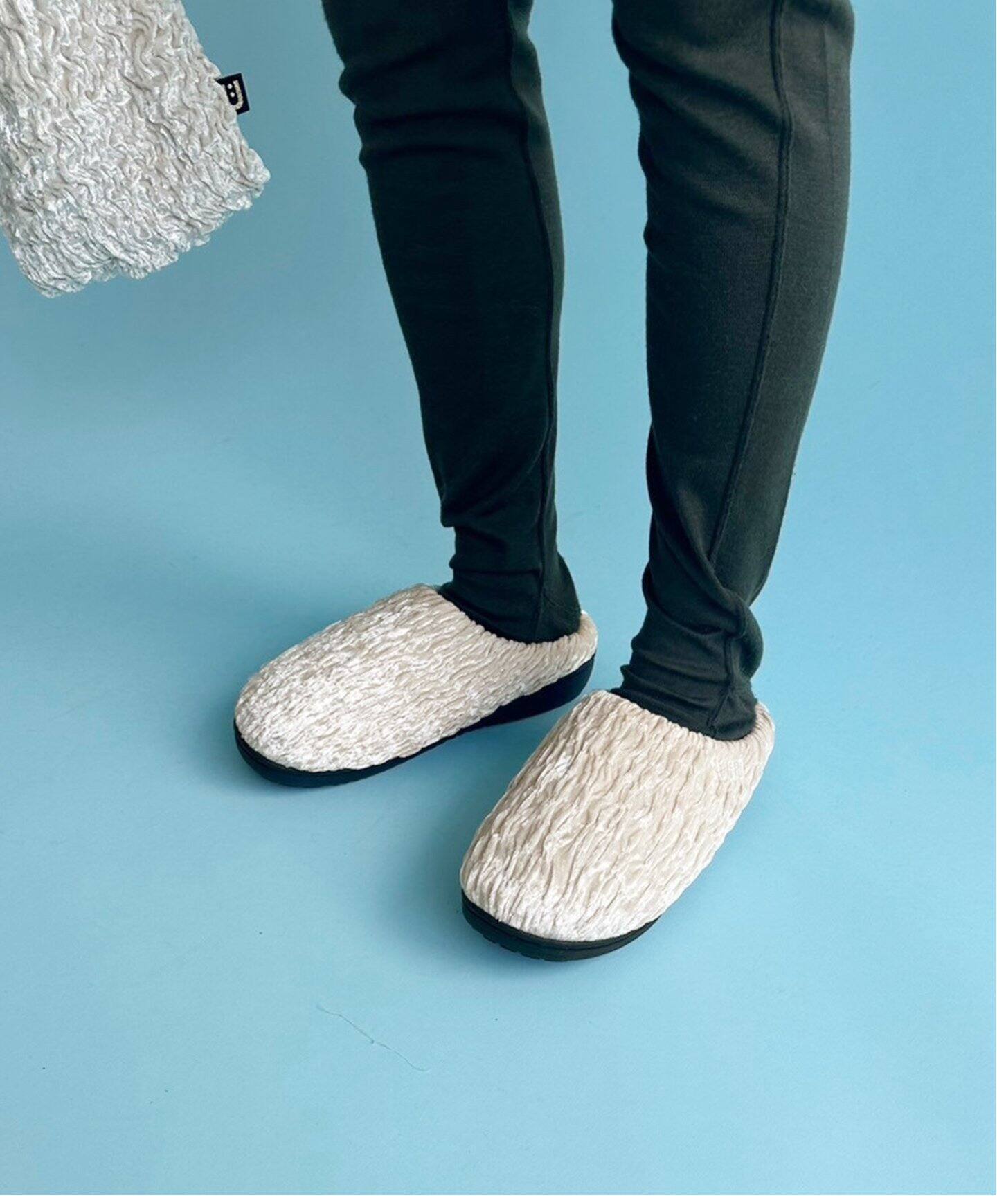 追加》【SUBU/スブ】CELOSIA VELVET WHITE（スリッポン）｜EDIT.FOR