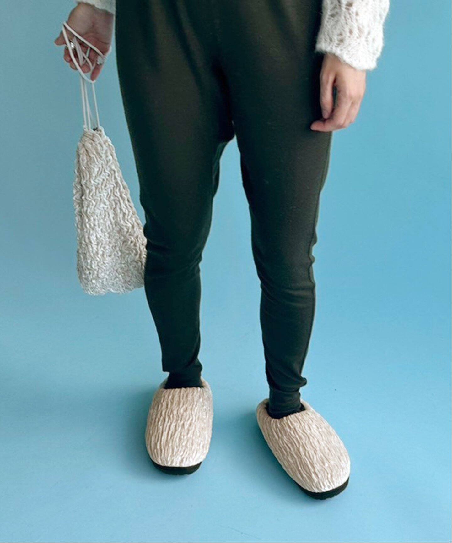 追加》【SUBU/スブ】CELOSIA VELVET WHITE（スリッポン）｜EDIT.FOR