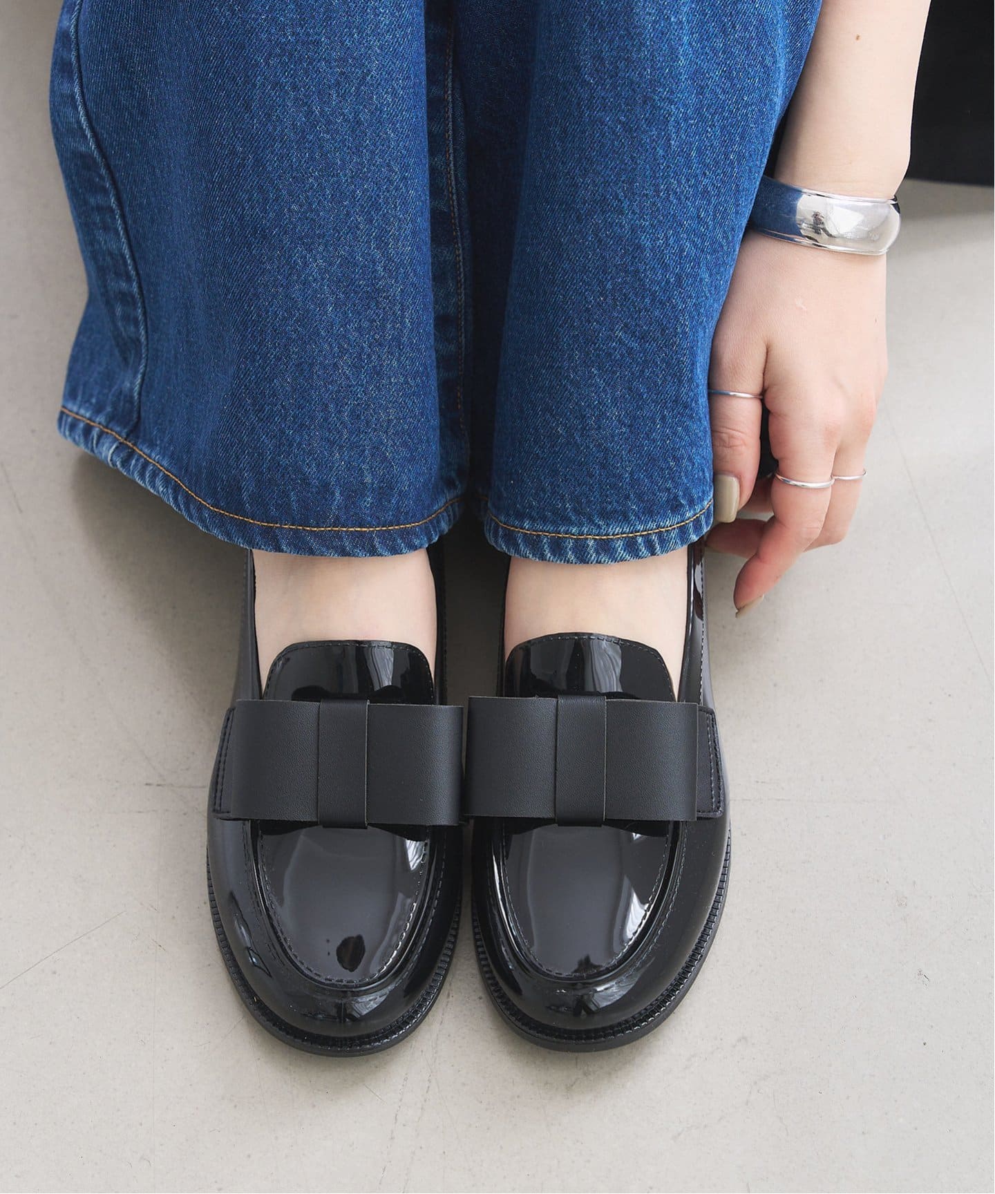 TEMPERATE /テンパレイトDECOリボンローファー（ローファー）｜LE