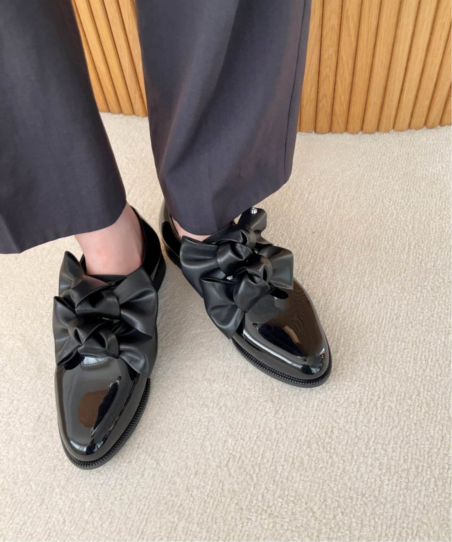 【新品】TEMPERATE/テンパレイト 別注 W RIBBON OXFORD TEMPERATE/テンパレイト 別注 W RIBBON OXFORD（ローファー