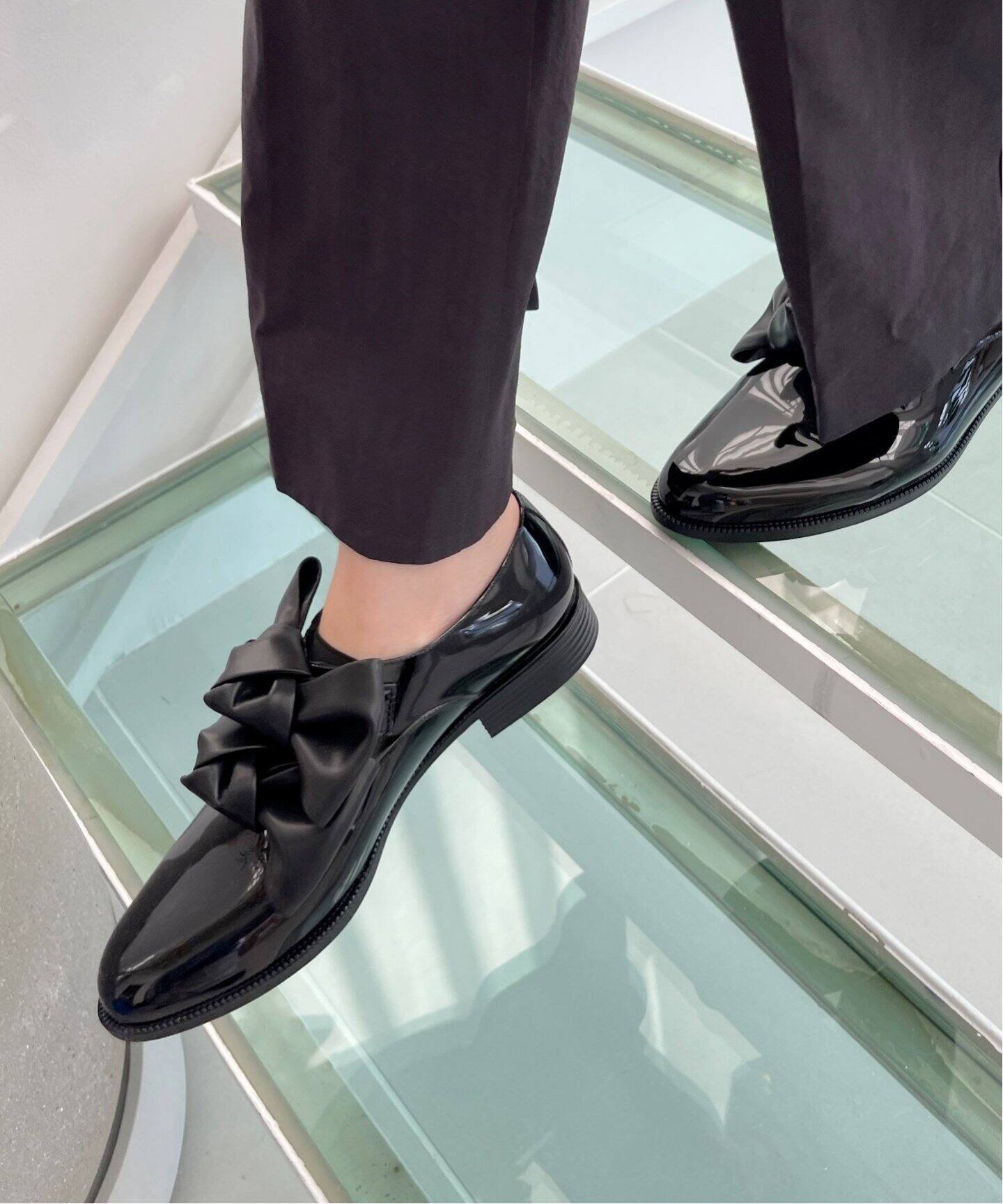 TEMPERATE/テンパレイト 別注 W RIBBON OXFORD（ローファー）｜LE