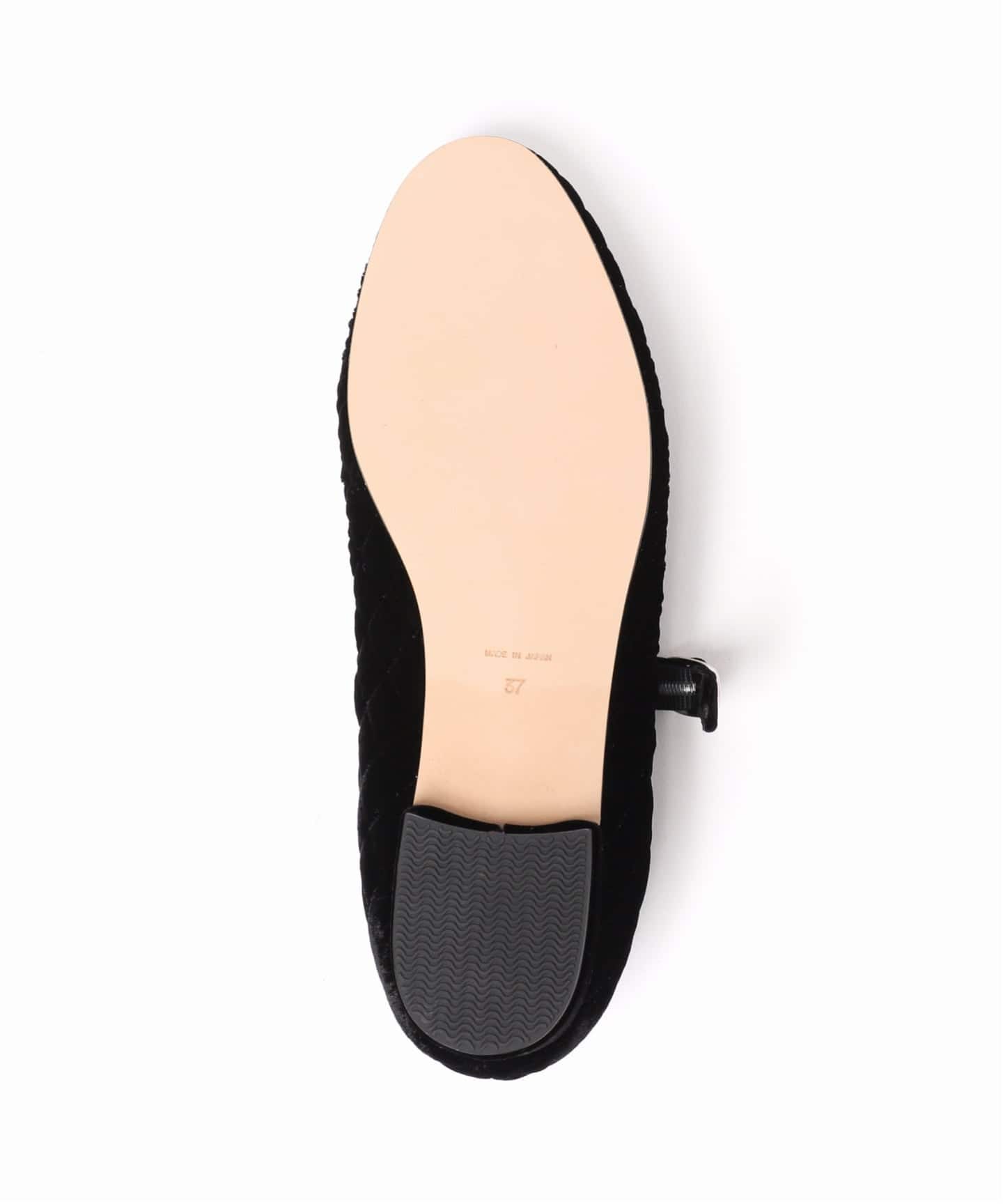 BLACK キルティングメリージェーン（フラットシューズ）｜IENA（イエナ