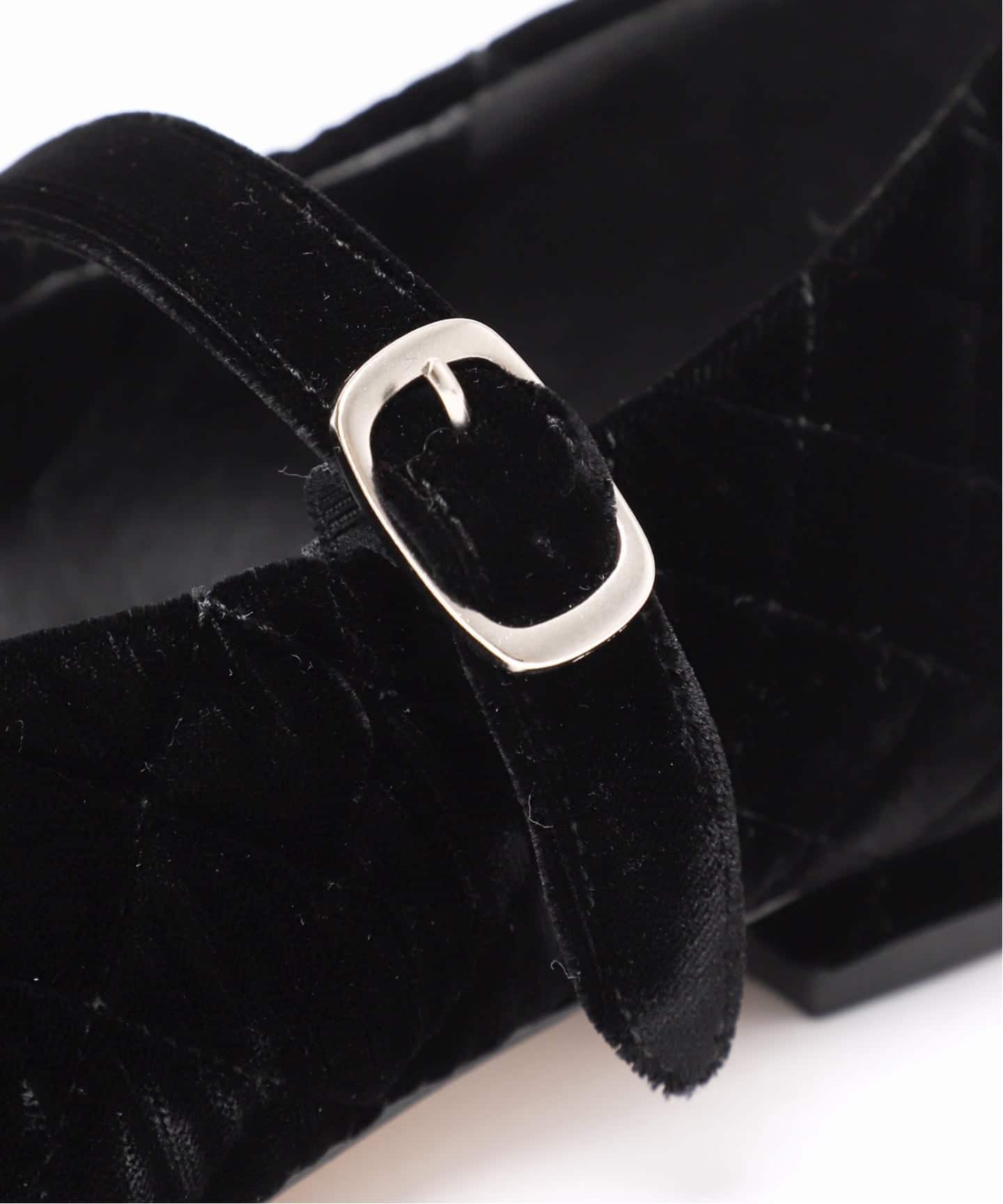 BLACK キルティングメリージェーン（フラットシューズ）｜IENA（イエナ