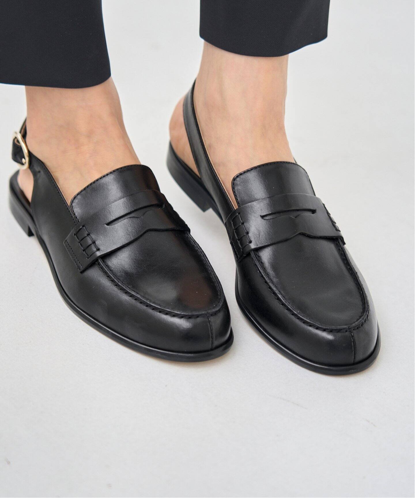 PASCUCCI/パスクッチ バックストラップローファー（ローファー）｜IENA  