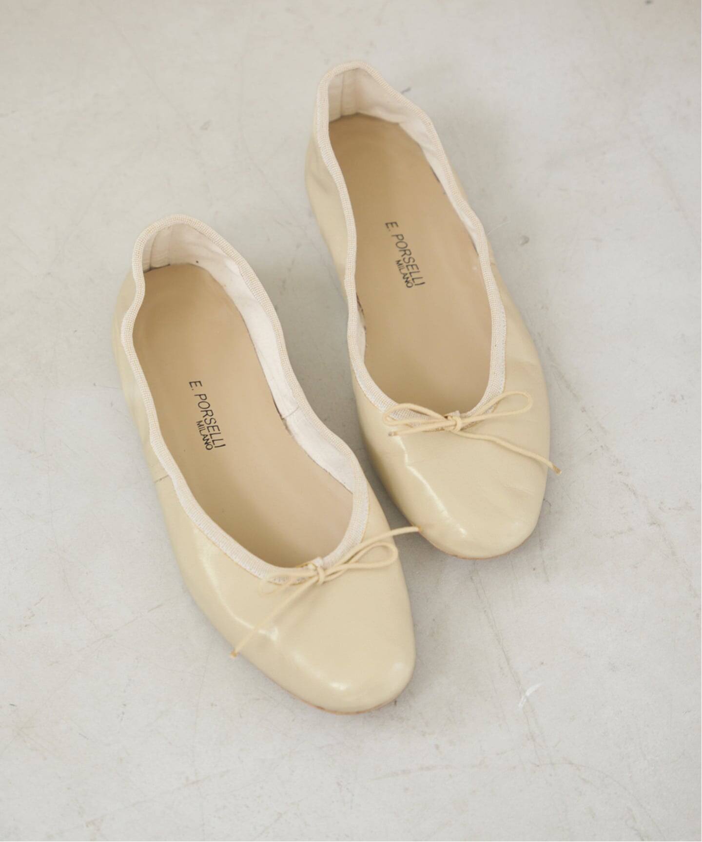 PORSELLI/ポルセリ 別注 SOLID BALLET バレエシューズ（バレエシューズ 