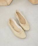 《予約》PORSELLI/ポルセリ 別注 SOLID BALLET バレエシューズ
